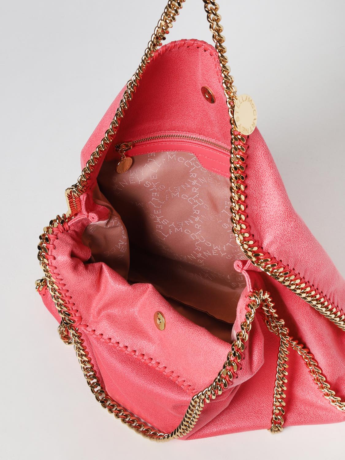 STELLA MCCARTNEY BORSA A SPALLA: Borsa Falabella Stella McCartney in pelle sintetica, Rosa - Img 4