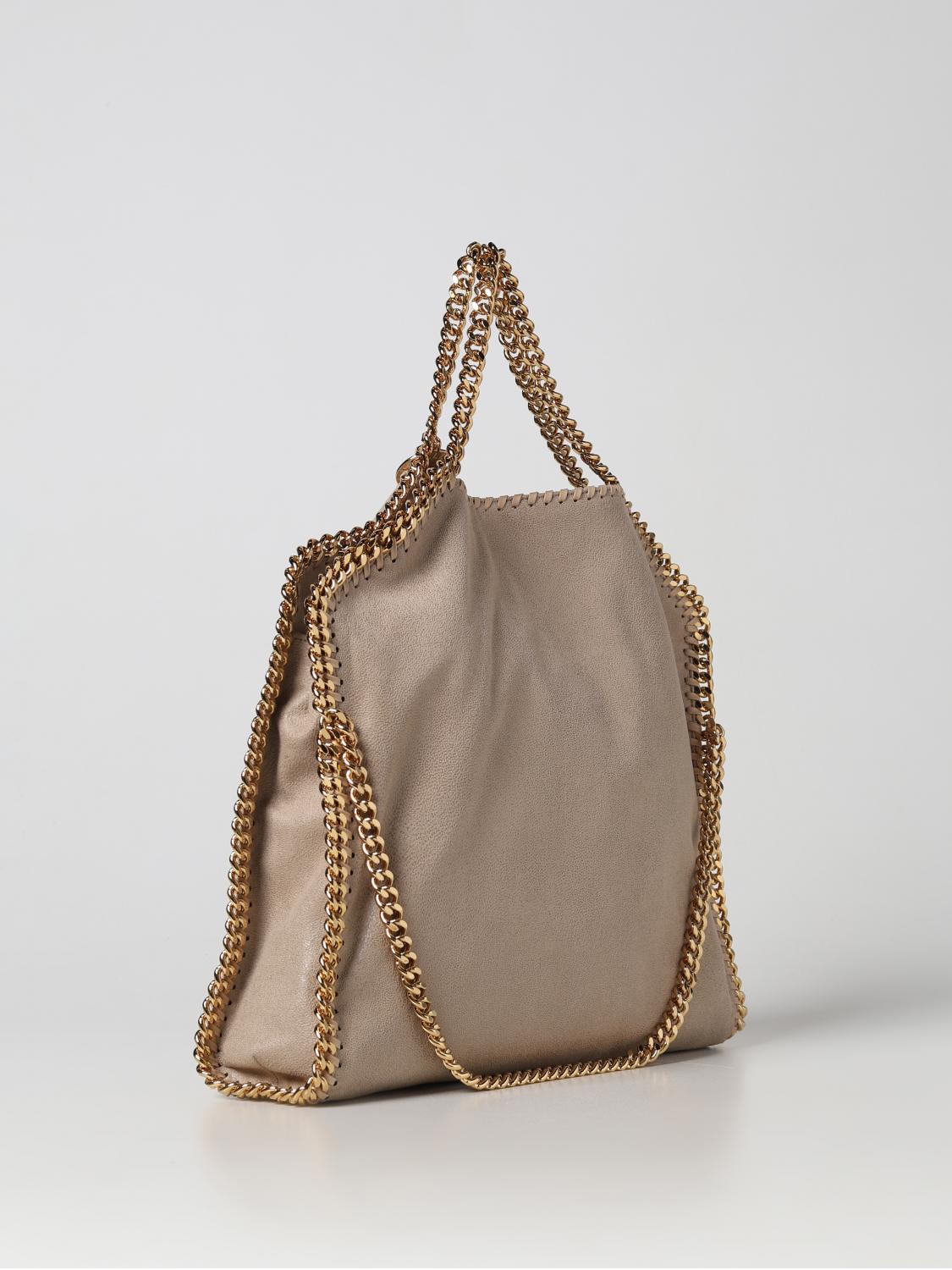 STELLA MCCARTNEY BORSA A SPALLA: Borsa Falabella Stella McCartney in pelle sintetica, Crema - Img 2