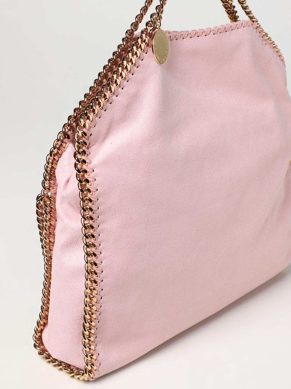 STELLA MCCARTNEY BORSA A SPALLA: Borsa Falabella Stella McCartney in pelle sintetica, Nudo - Img 3