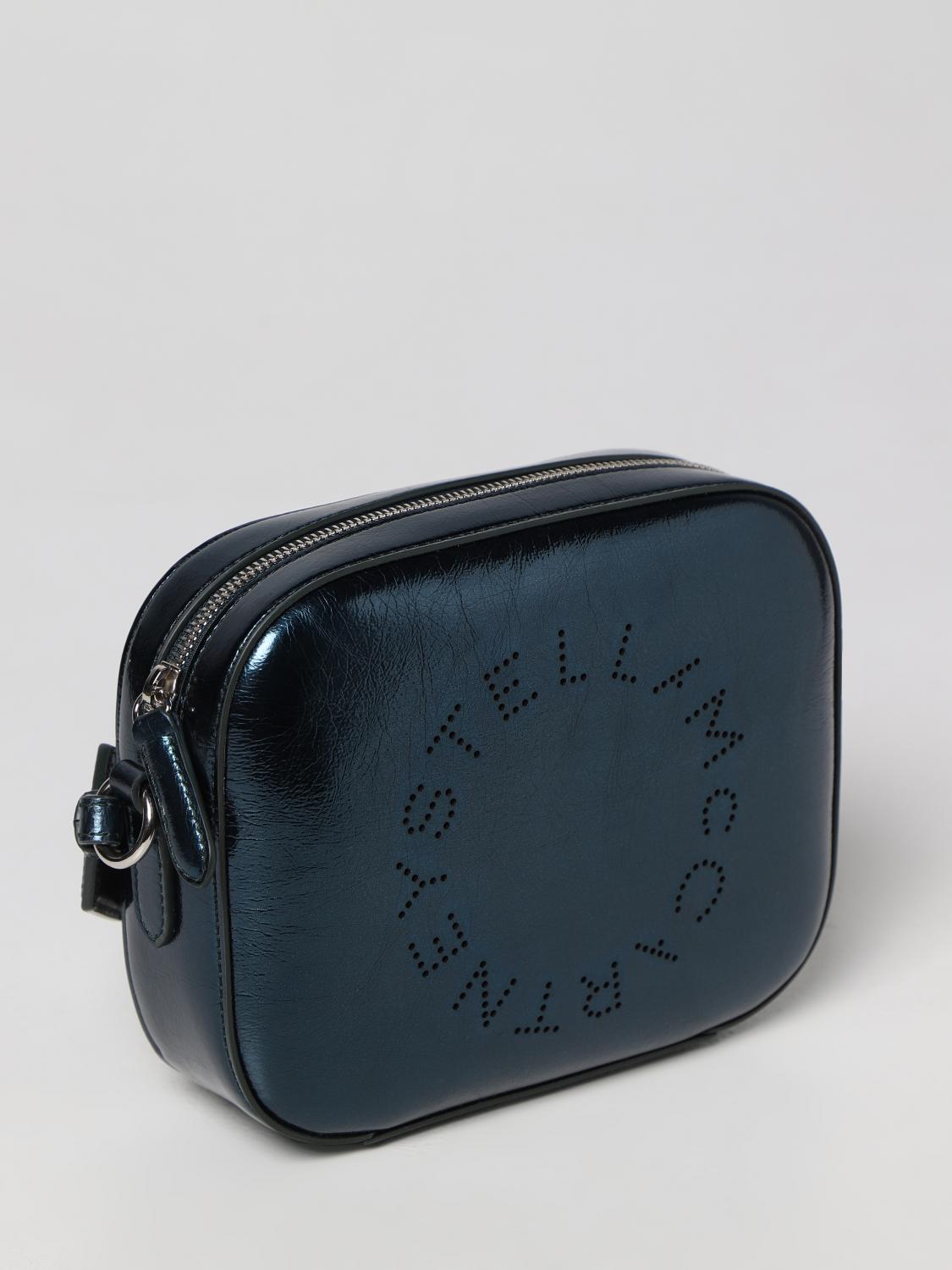 STELLA MCCARTNEY BORSA A TRACOLLA: Borsa Stella McCartney in pelle sintetica laminata, Verde - Img 3