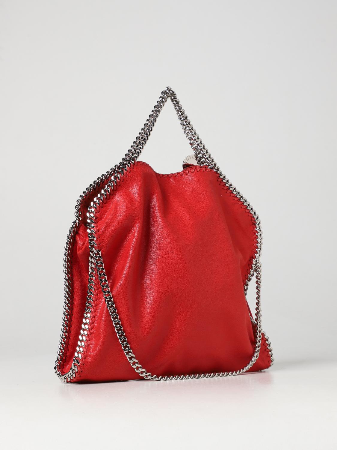 STELLA MCCARTNEY BORSA TOTE: Borsa Tote Falabella Stella McCartney in pelle sintetica, Rosso - Img 2
