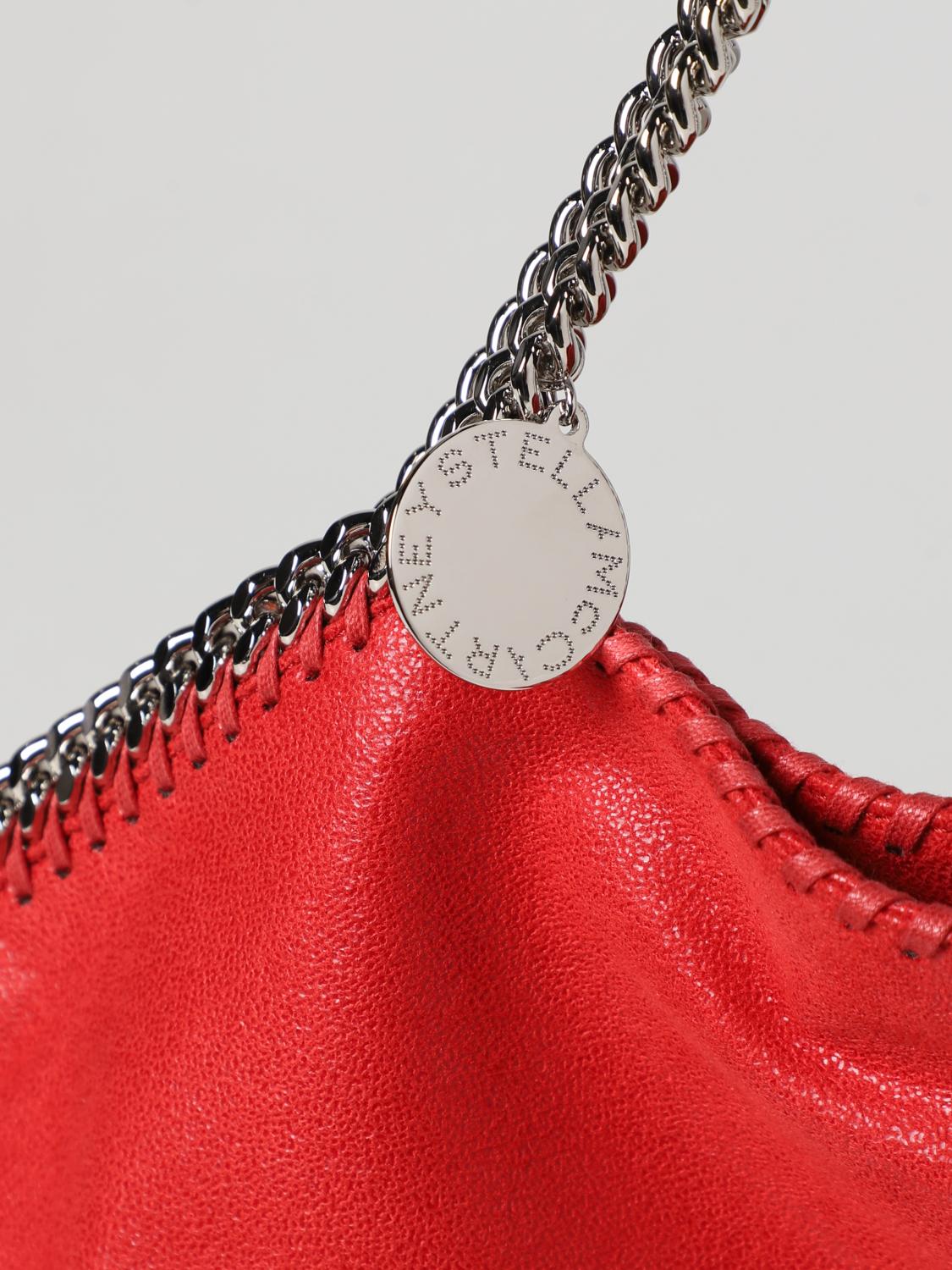 STELLA MCCARTNEY BORSA TOTE: Borsa Tote Falabella Stella McCartney in pelle sintetica, Rosso - Img 3