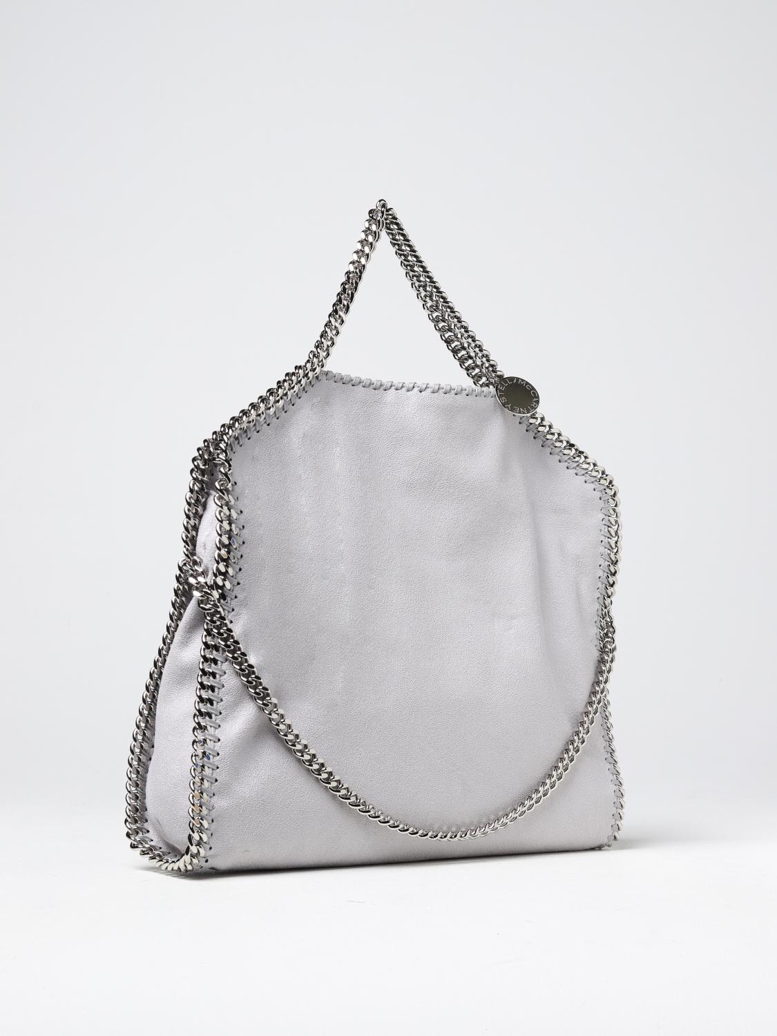 STELLA MCCARTNEY BORSA TOTE: Borsa Tote Falabella Stella McCartney in pelle sintetica, Grigio - Img 2