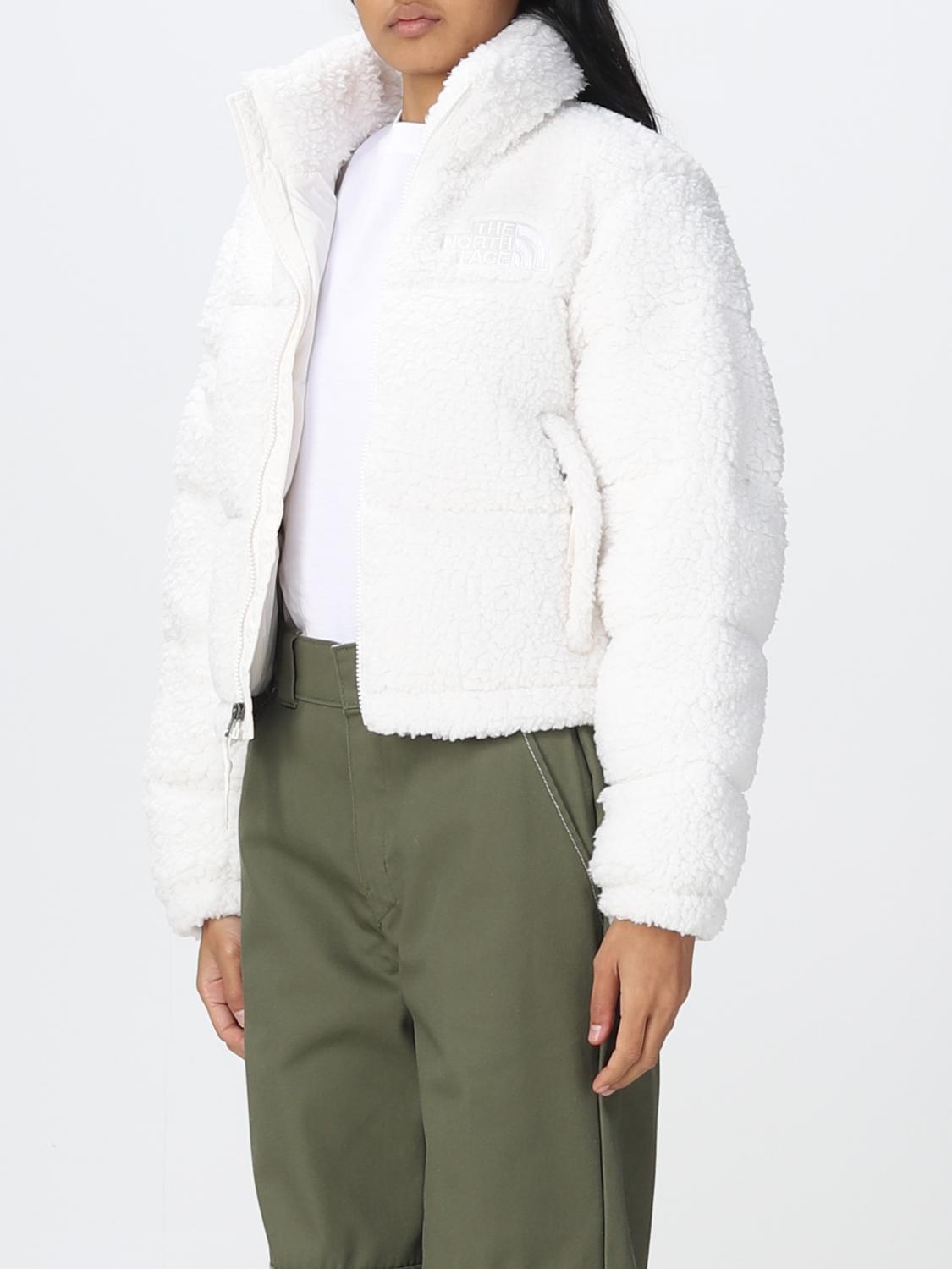 THE NORTH FACE GIACCA: Giacca Nuptse The North Face in pile, Bianco - Img 3