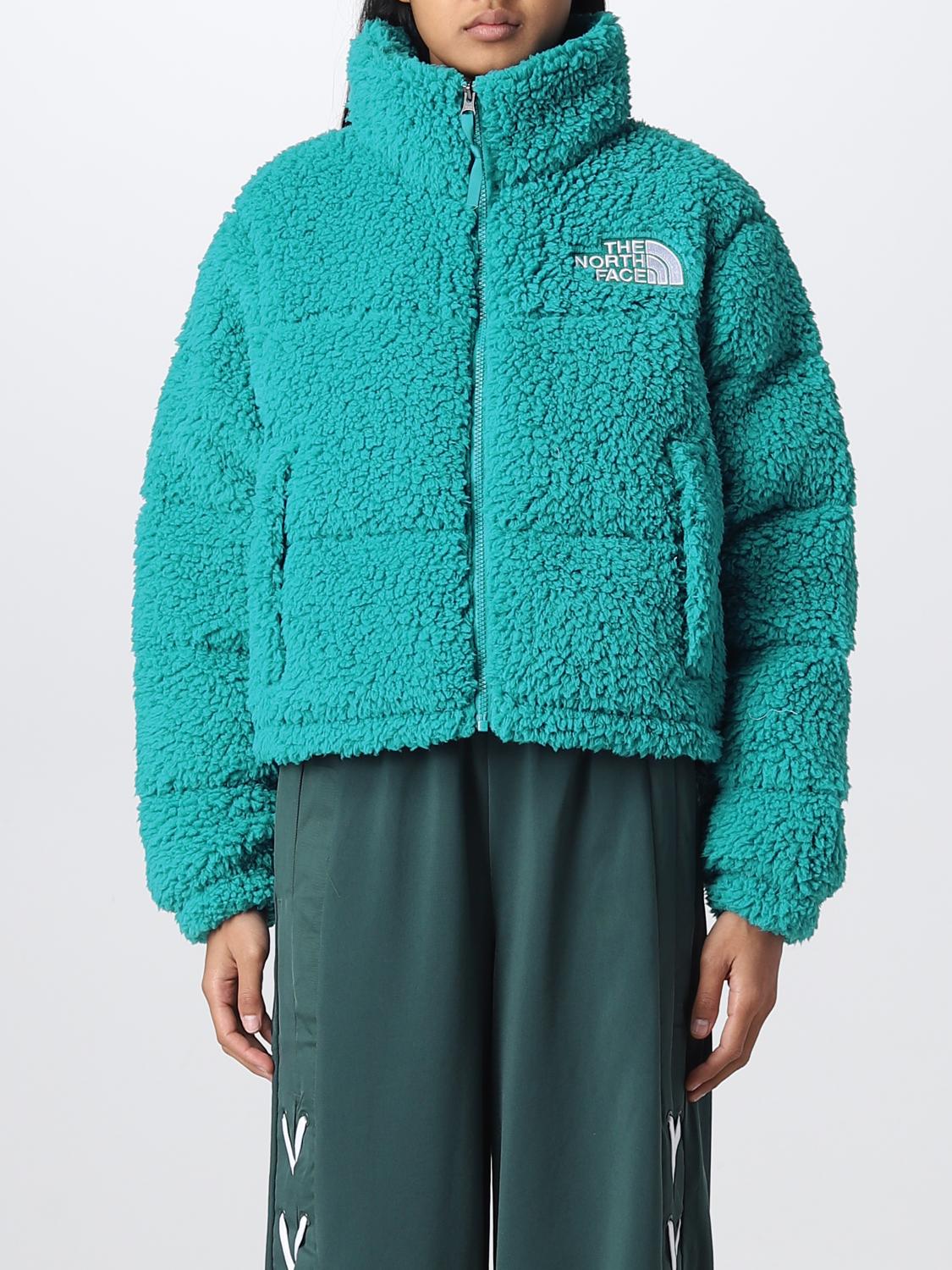 THE NORTH FACE GIACCA: Giacca Nuptse The North Face in pile, Blue - Img 1