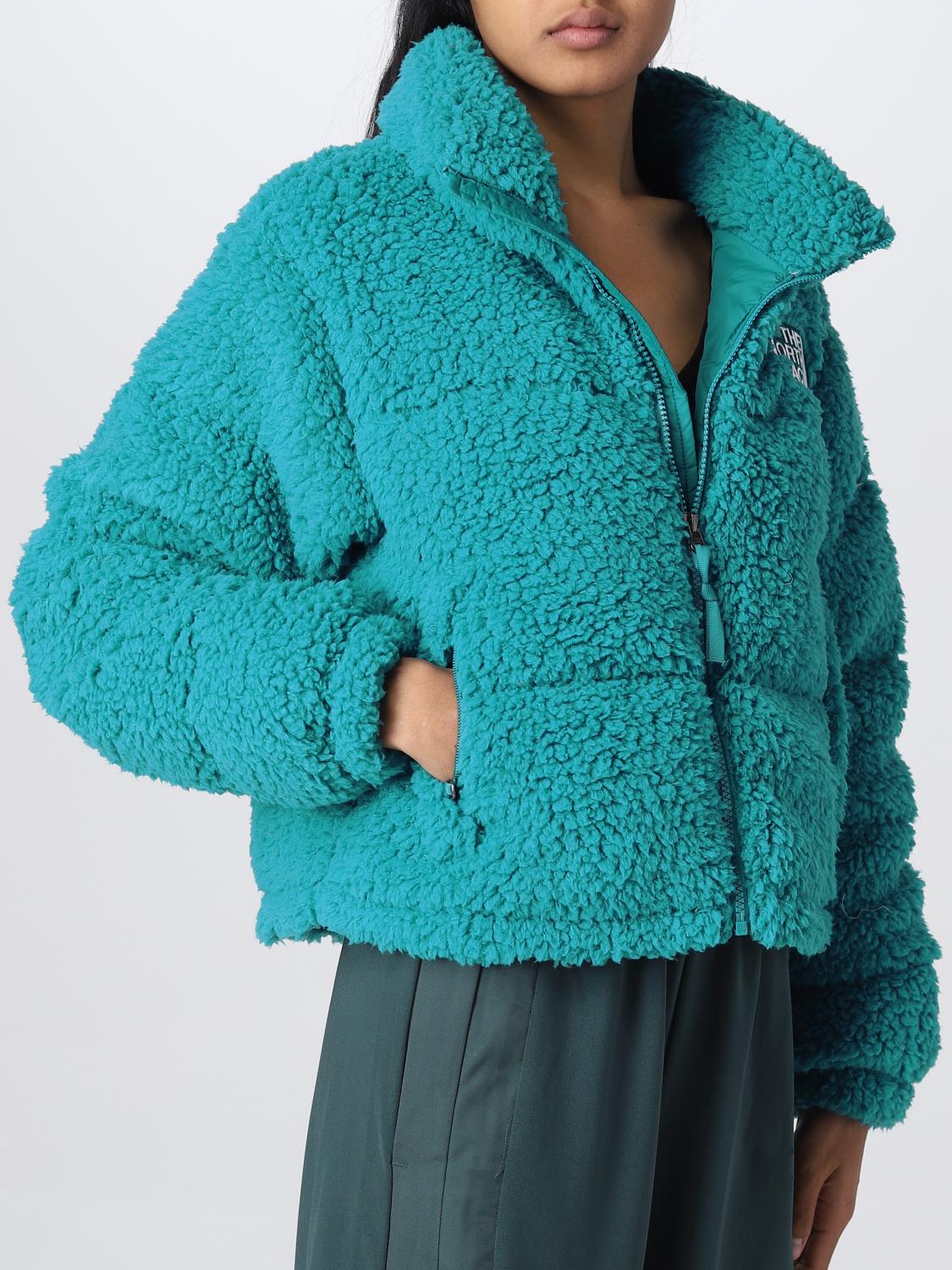 THE NORTH FACE GIACCA: Giacca Nuptse The North Face in pile, Blue - Img 4