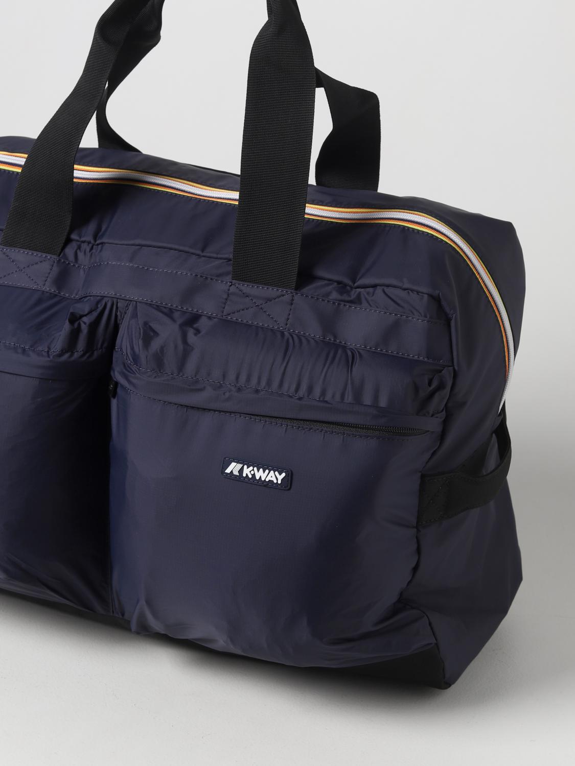 K-WAY TRAVEL BAG: Bags men K-way, Blue - Img 3