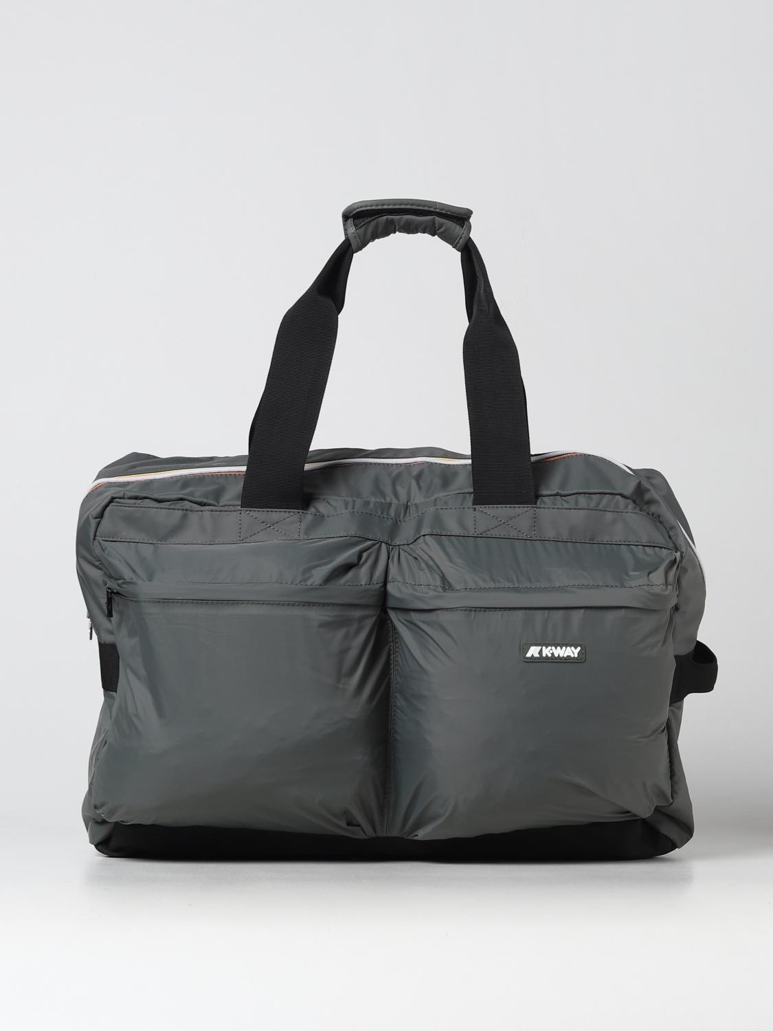 K-WAY TRAVEL BAG: Bags men K-way, Green - Img 1