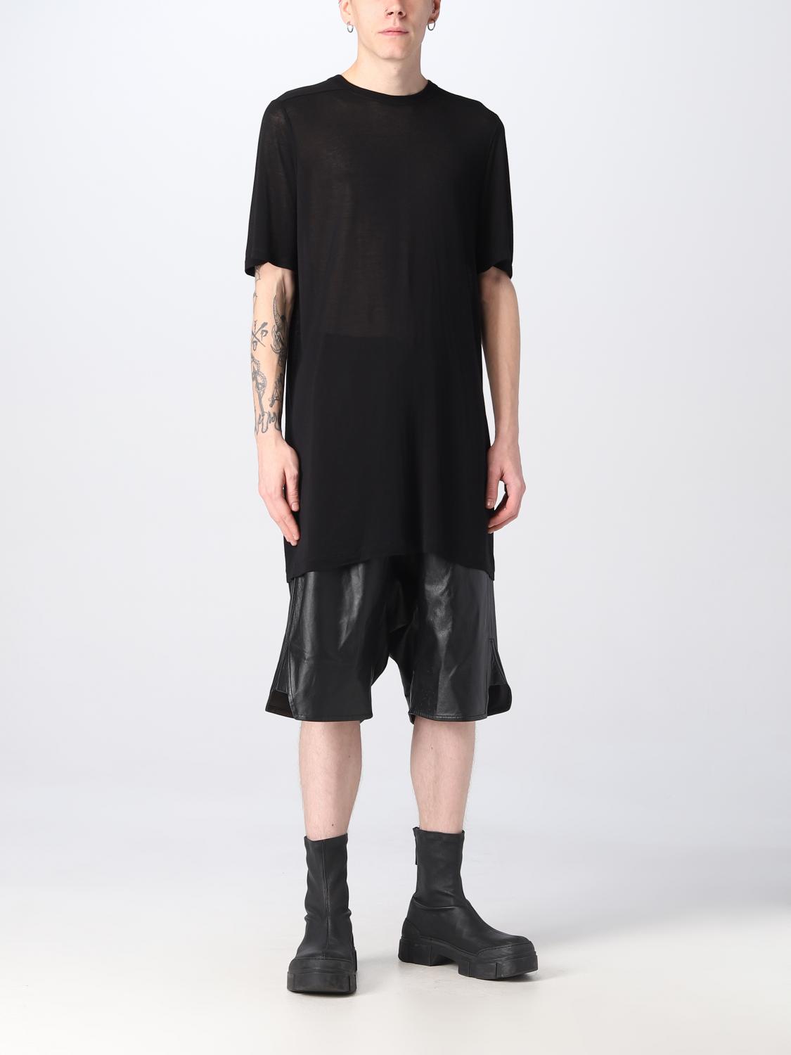 RICK OWENS 短裤: 短裤 男士 Rick Owens, 黑色 - Img 2