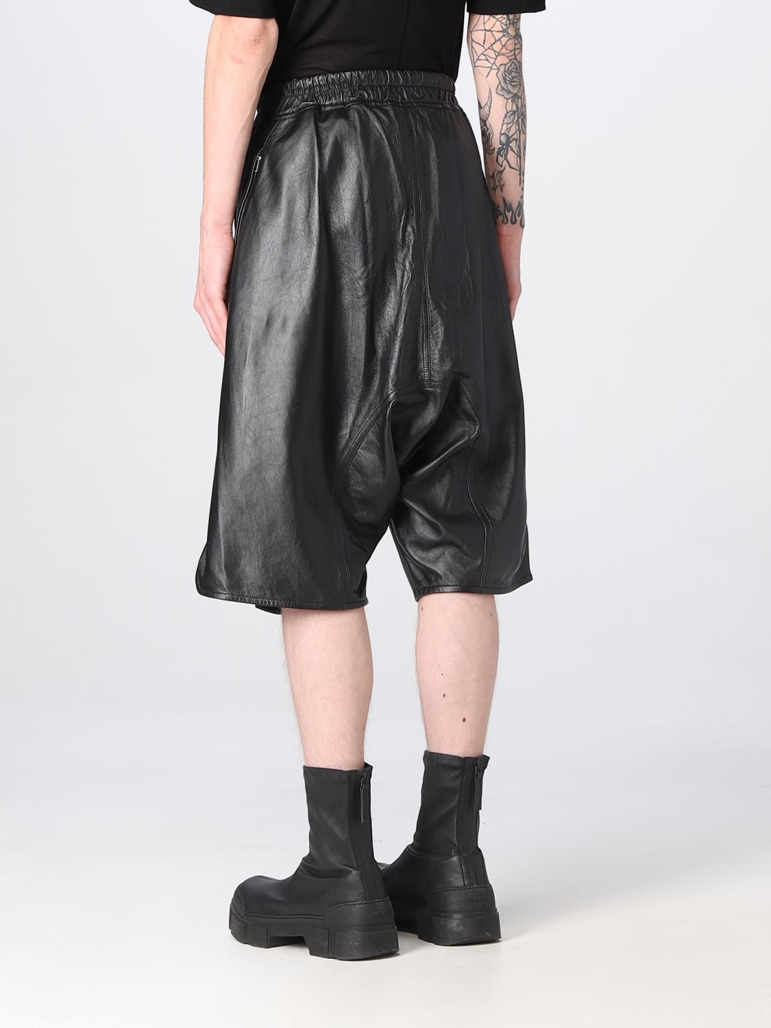 RICK OWENS 短裤: 短裤 男士 Rick Owens, 黑色 - Img 3