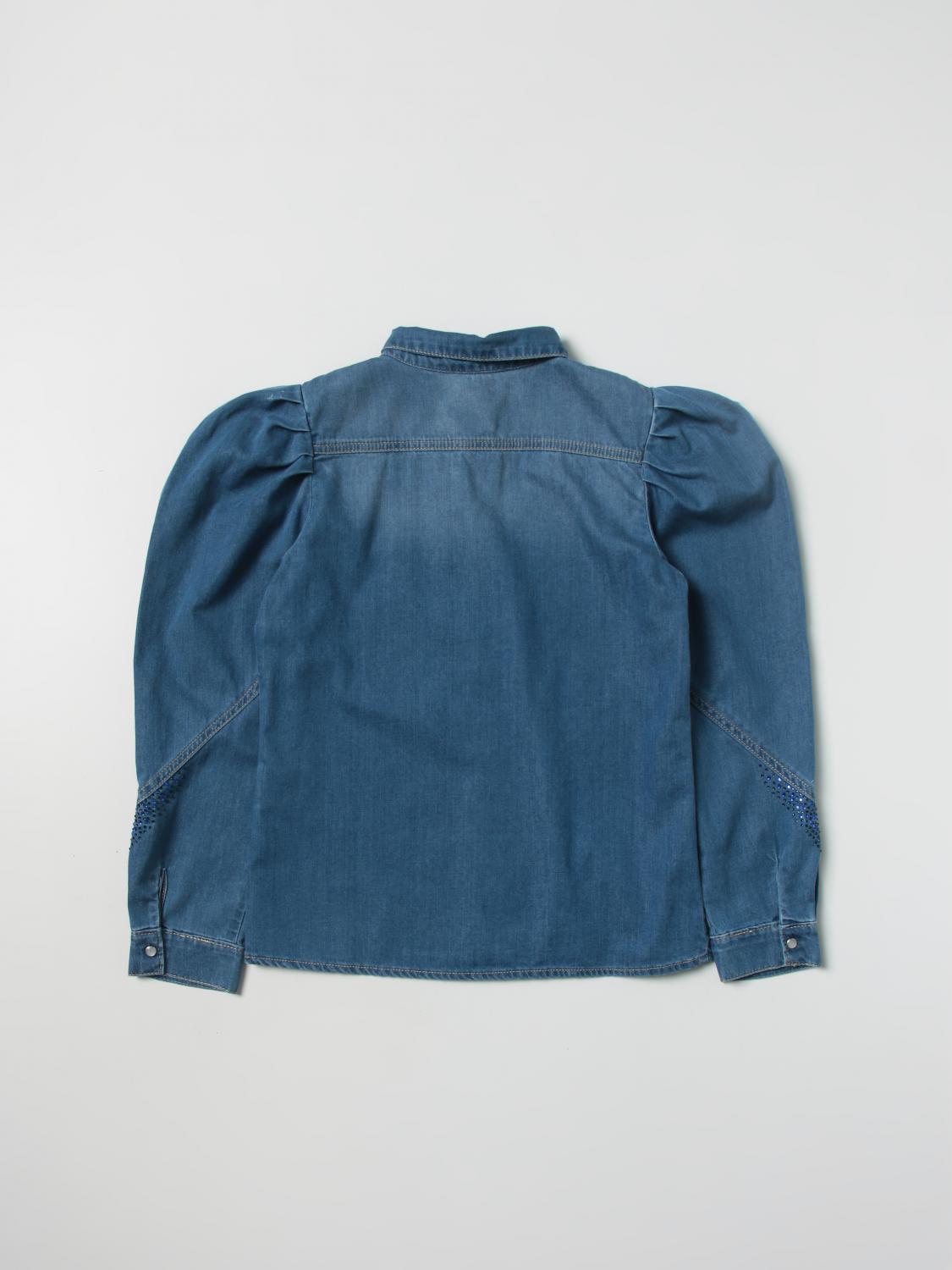 GAËLLE PARIS CAMISA: Camisa niños GaËlle Paris, Azul Oscuro - Img 2