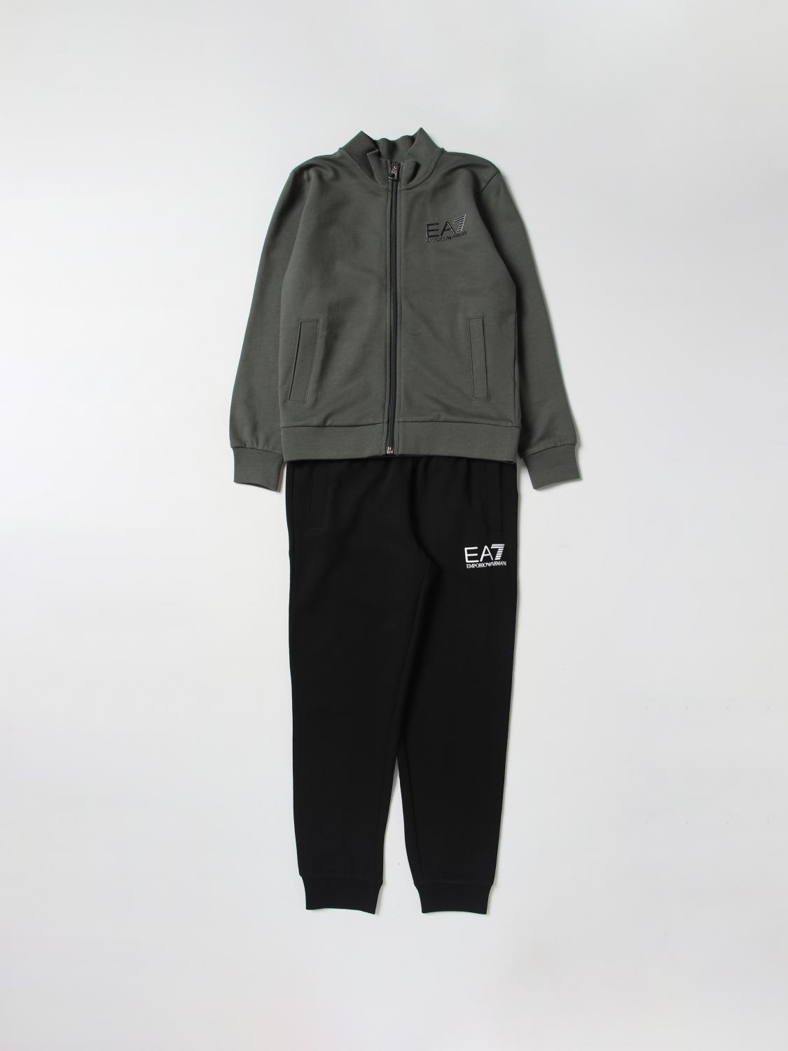 EA7 KLEIDUNGSSET: Hose kinder Ea7, Grün - Img 1