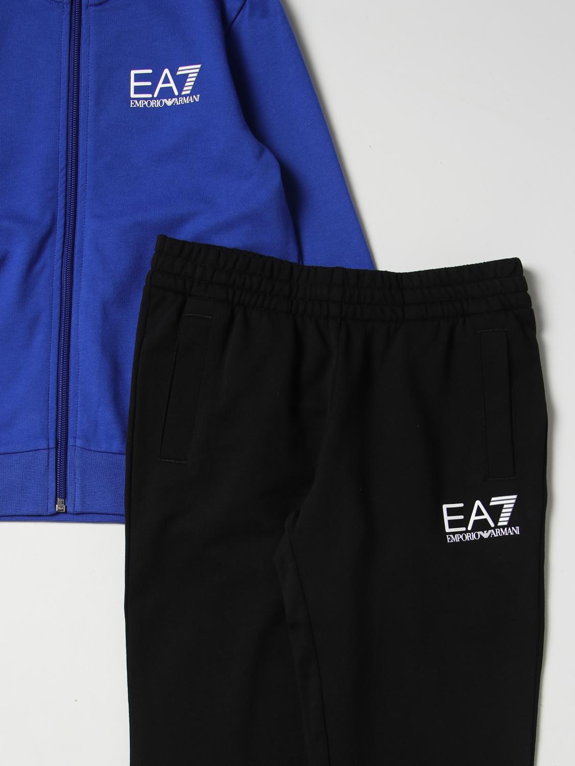 EA7 KLEIDUNGSSET: Hose kinder Ea7, Blau 1 - Img 3
