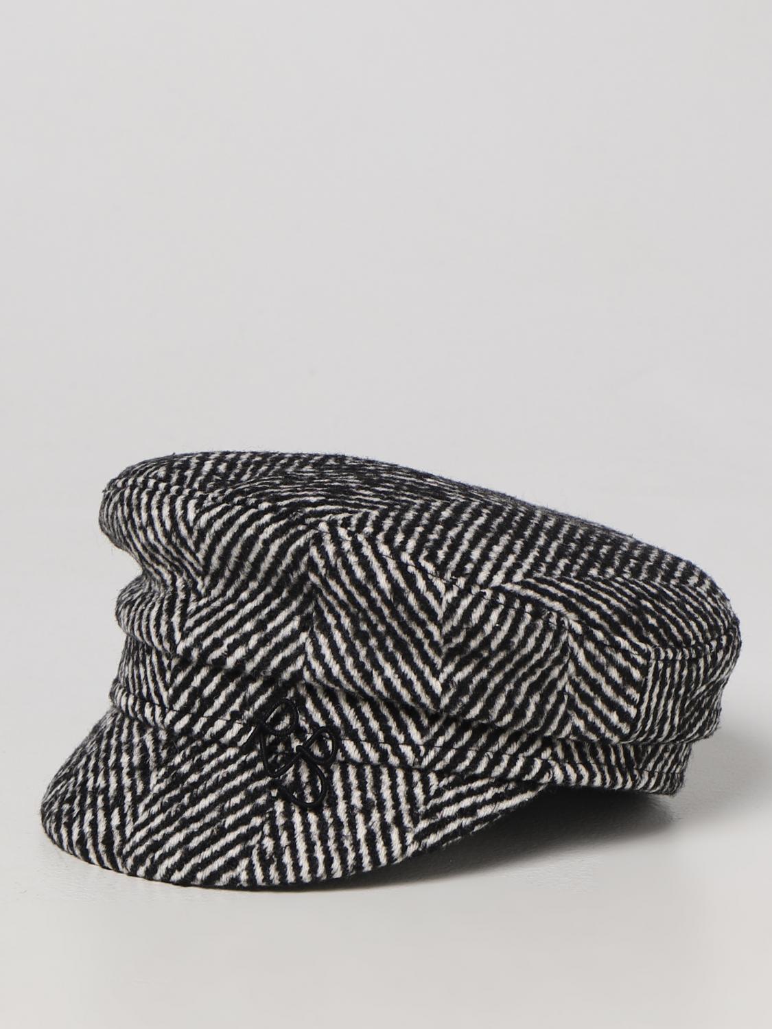 RUSLAN BAGINSKIY SOMBRERO: Sombrero mujer Ruslan Baginskiy, Negro - Img 1