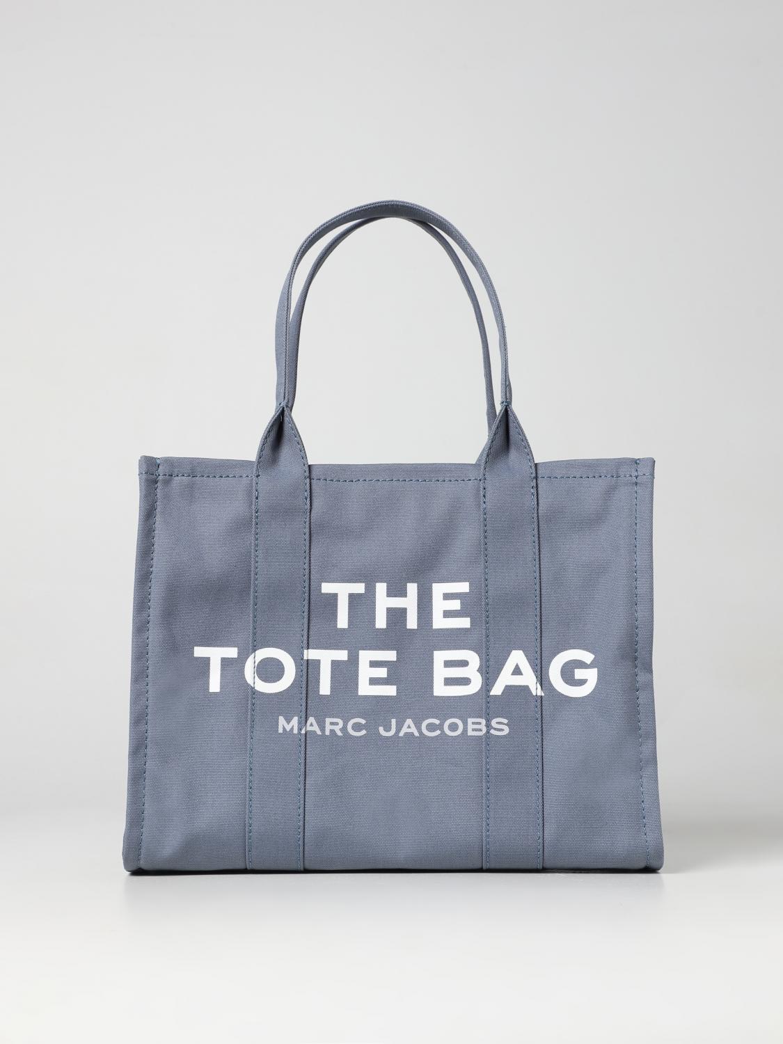 MARC JACOBS BORSA TOTE: Borsa The Large Tote Bag Marc Jacobs in canvas di cotone , Avion - Img 1
