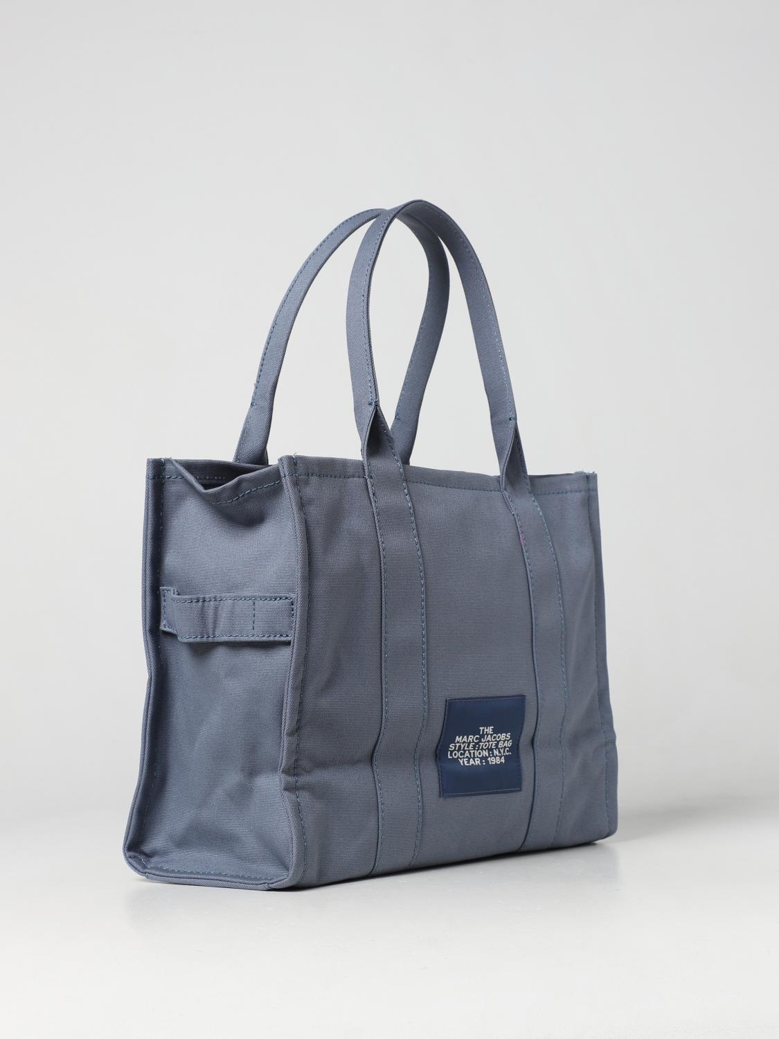 MARC JACOBS BORSA TOTE: Borsa The Large Tote Bag Marc Jacobs in canvas di cotone , Avion - Img 2