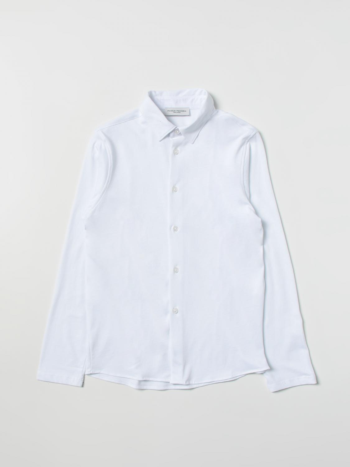 PAOLO PECORA CAMISA: Camisa niños Paolo Pecora, Blanco - Img 1