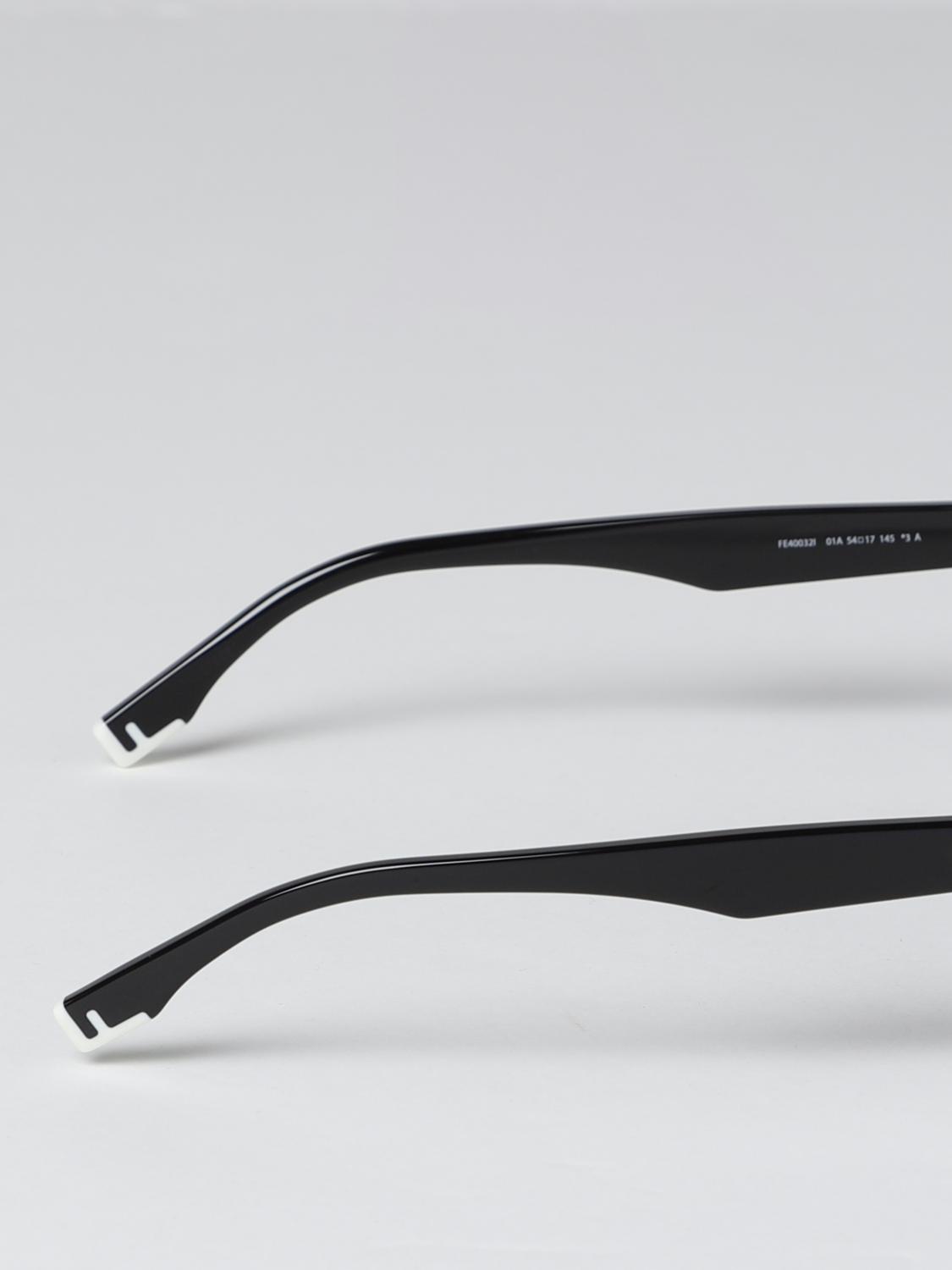 FENDI SONNENBRILLE: Brille damen Fendi, Schwarz - Img 3