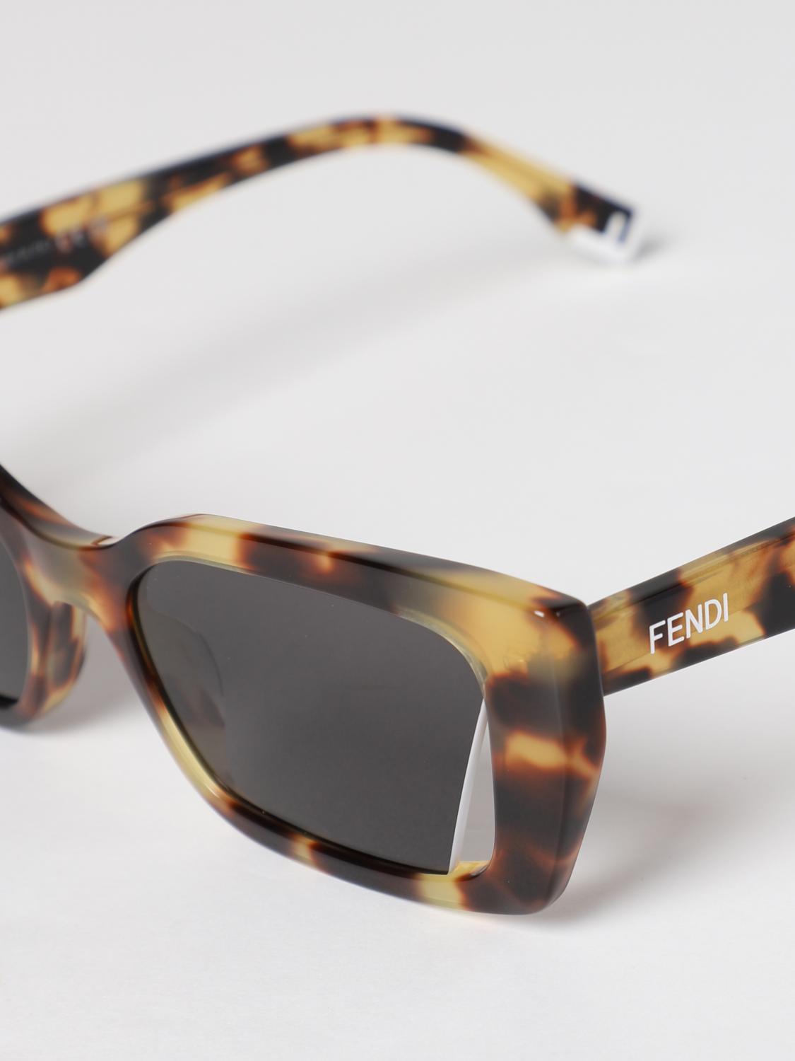 FENDI SONNENBRILLE: Brille damen Fendi, Braun - Img 4