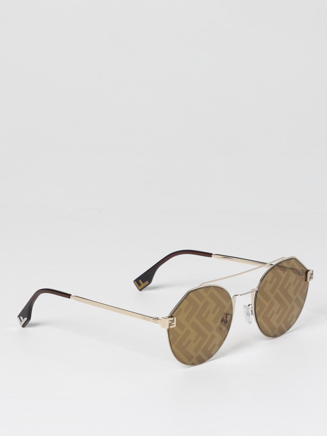 FENDI GAFAS DE SOL: Gafas hombre Fendi, Oro - Img 1