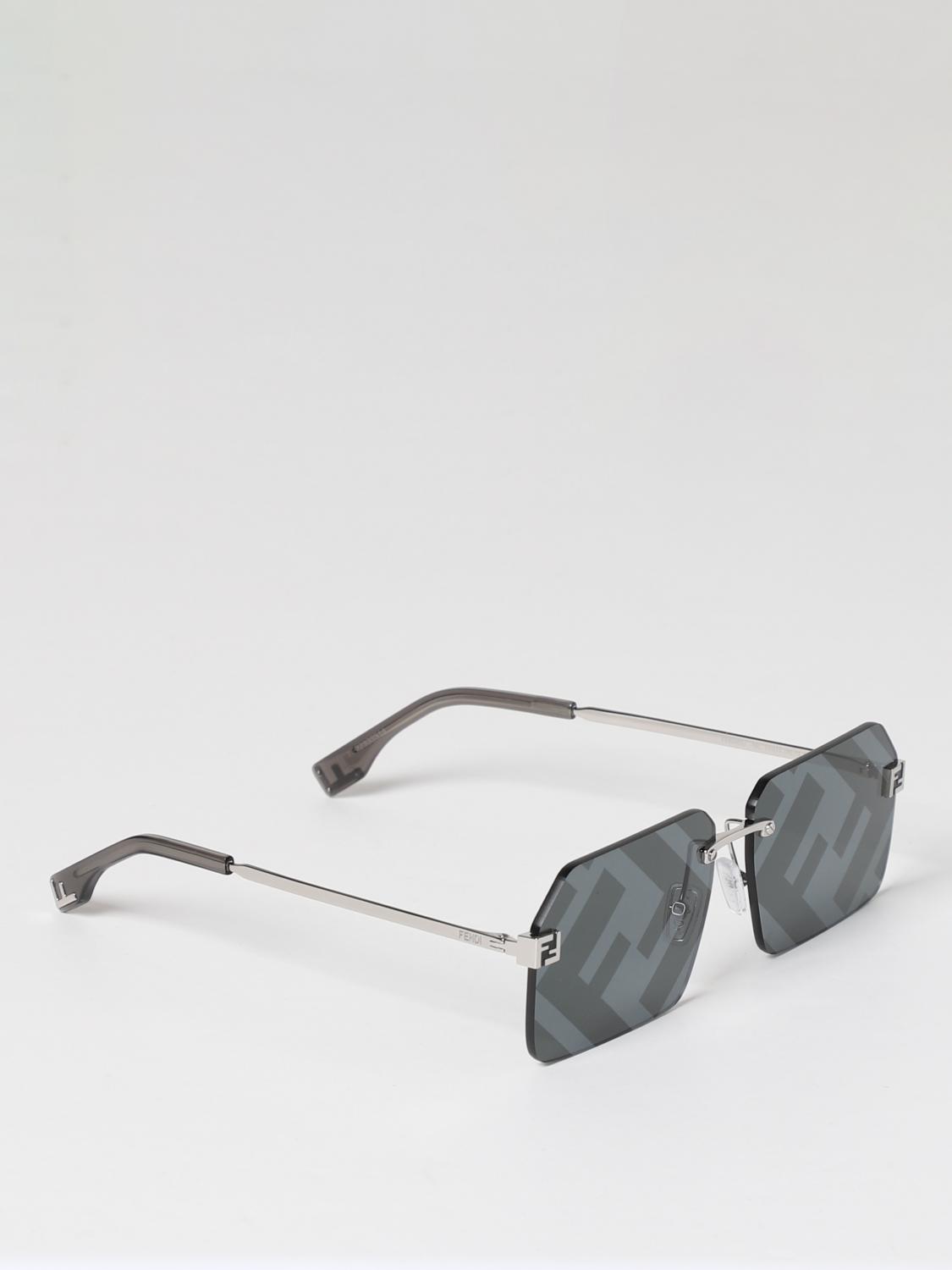 FENDI SUNGLASSES: Glasses men Fendi, Grey - Img 1