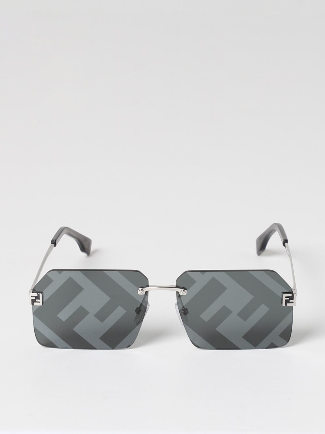 FENDI SUNGLASSES: Glasses men Fendi, Grey - Img 2