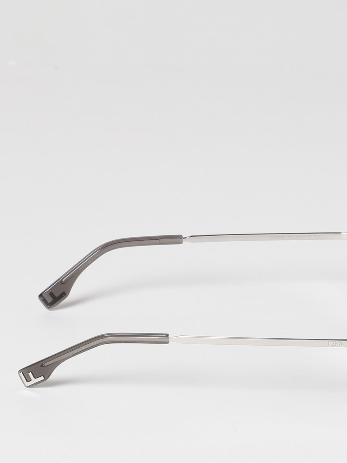 FENDI SUNGLASSES: Glasses men Fendi, Grey - Img 3