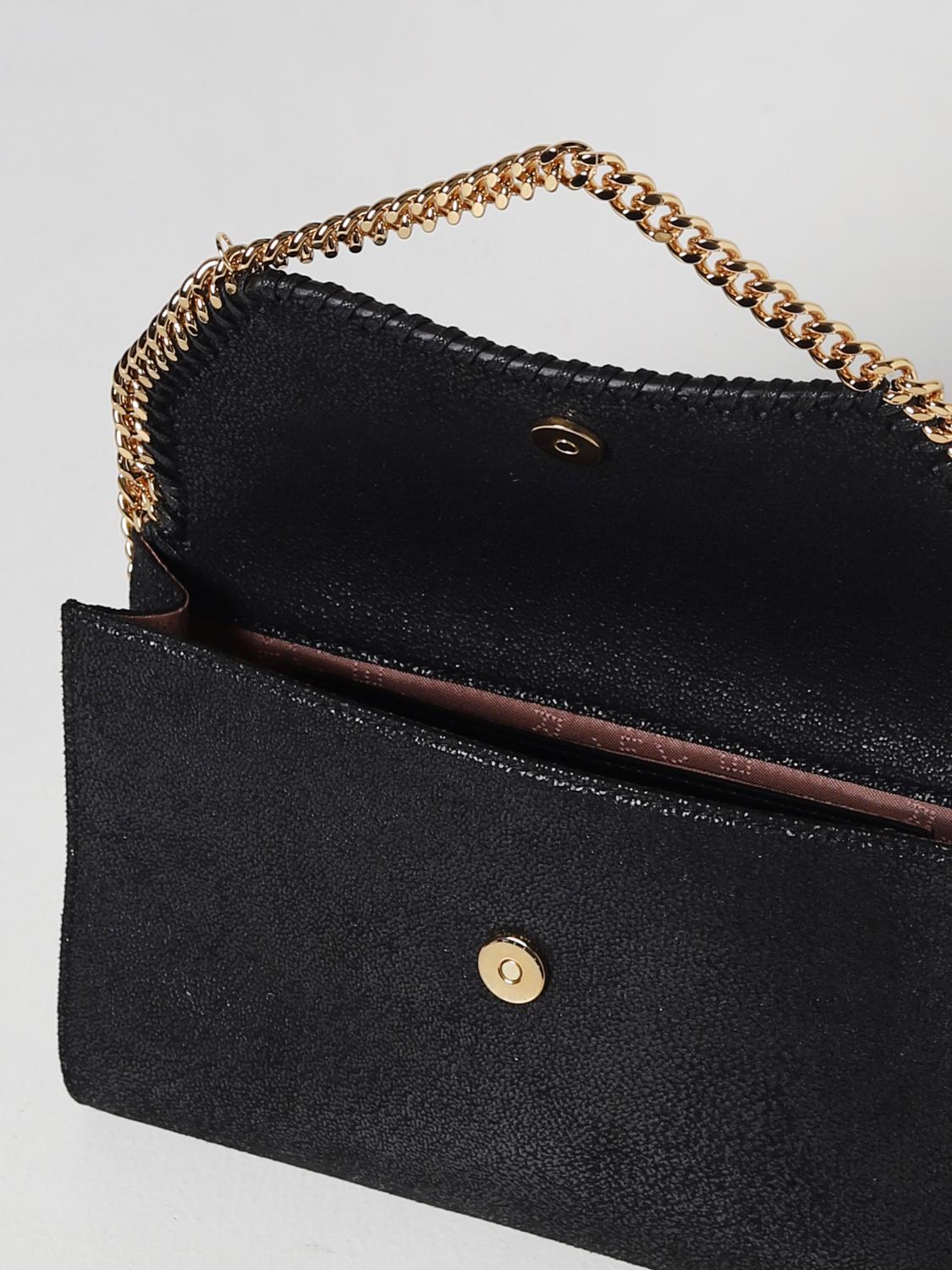 STELLA MCCARTNEY: Mini Falabella bag in cracklè synthetic leather