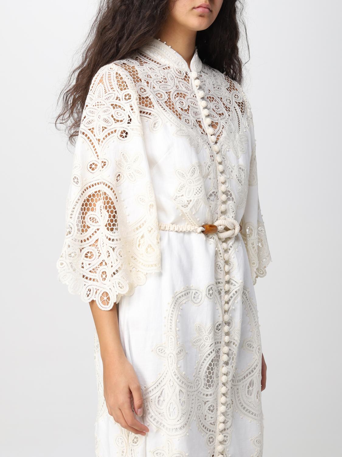 zimmermann ivory dress ZIMMERMANN Rebellion Poplin Mini Dress | Ivory