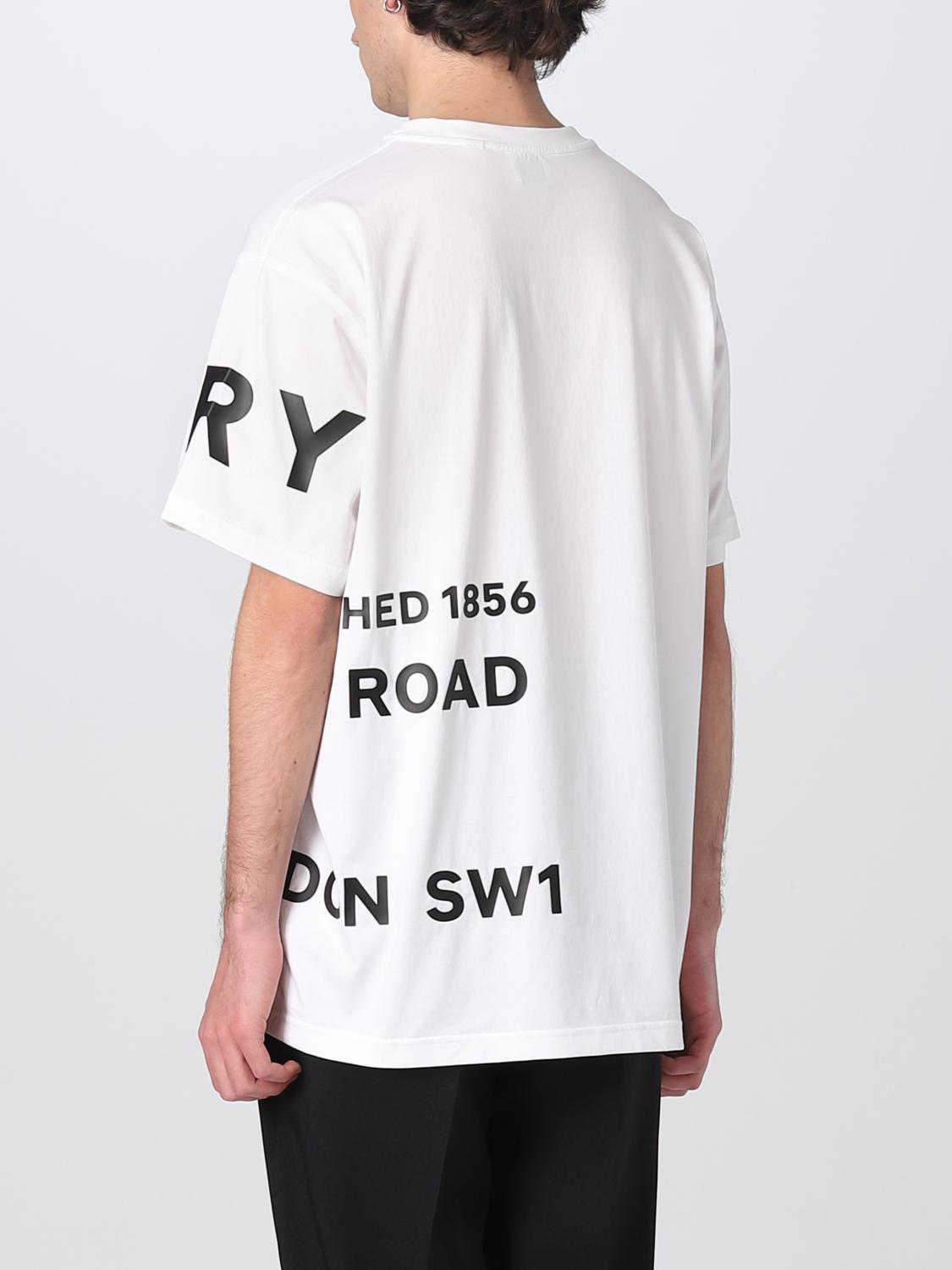 BURBERRY T-SHIRT: Burberry cotton T-shirt, White - Img 3