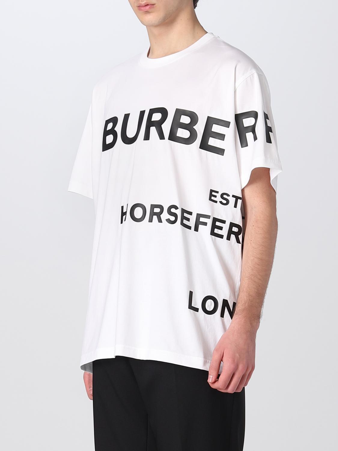 BURBERRY T-SHIRT: Burberry cotton T-shirt, White - Img 4