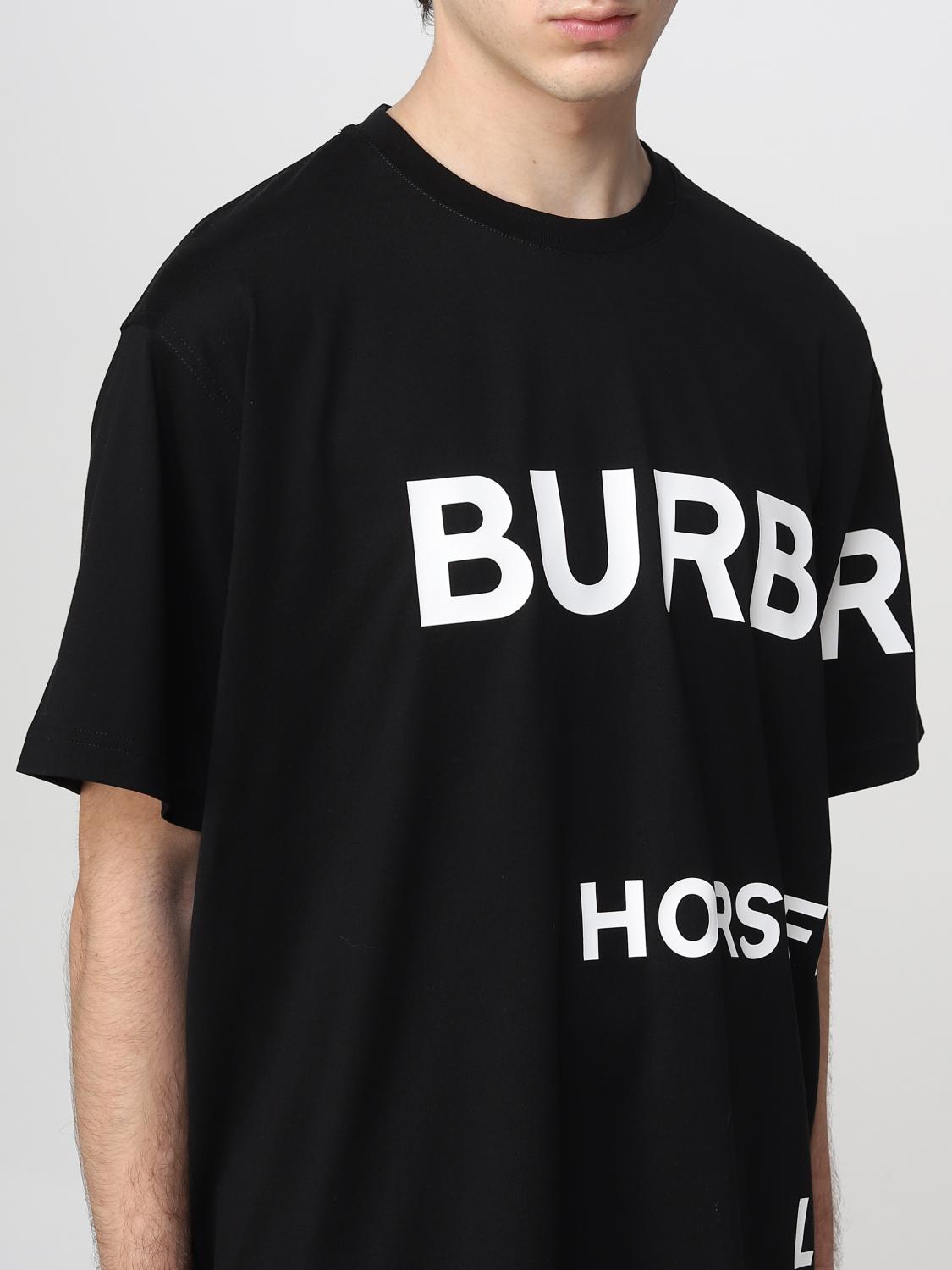 BURBERRY T-SHIRT: Burberry cotton T-shirt, Black - Img 5