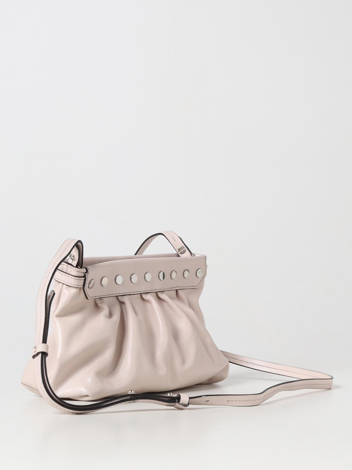 ISABEL MARANT BORSA MINI: Pochette Luzes Isabel Marant in pelle, Rosa - Img 2