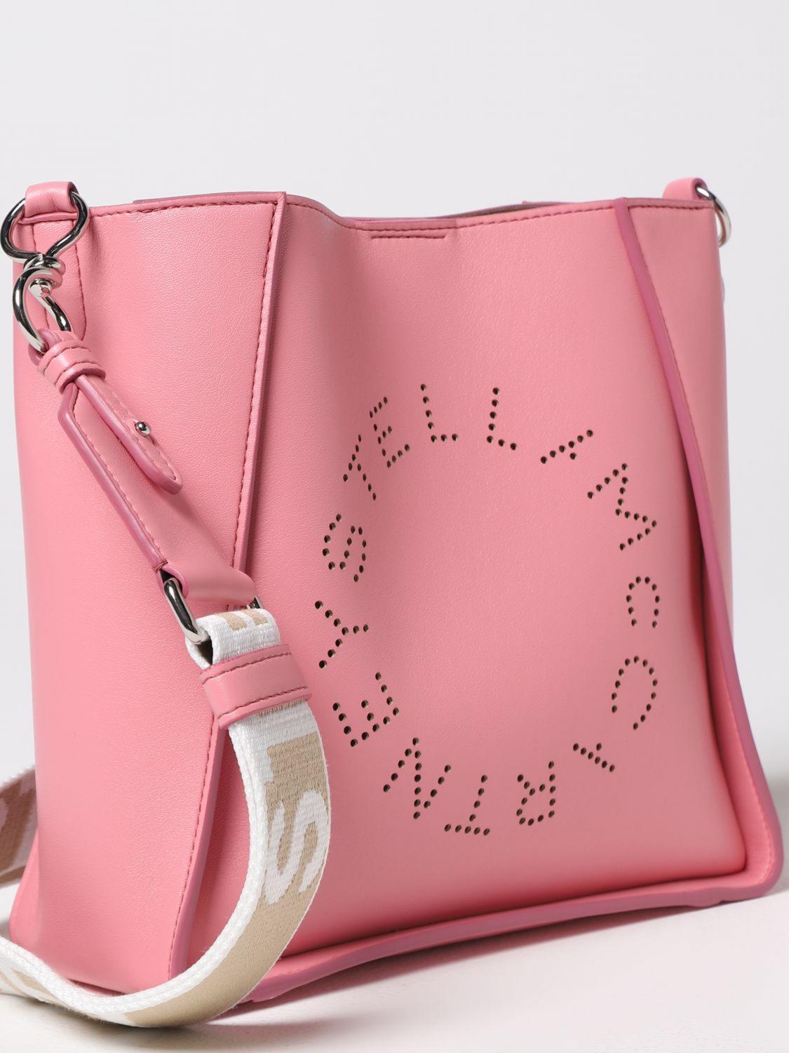 STELLA MCCARTNEY BORSA A SPALLA: Borsa Stella McCartney in pelle sintetica, Rosa - Img 3