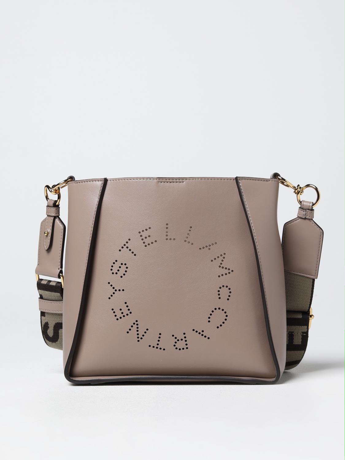 STELLA MCCARTNEY BORSA A SPALLA: Borsa Stella McCartney in pelle sintetica, Marrone - Img 1