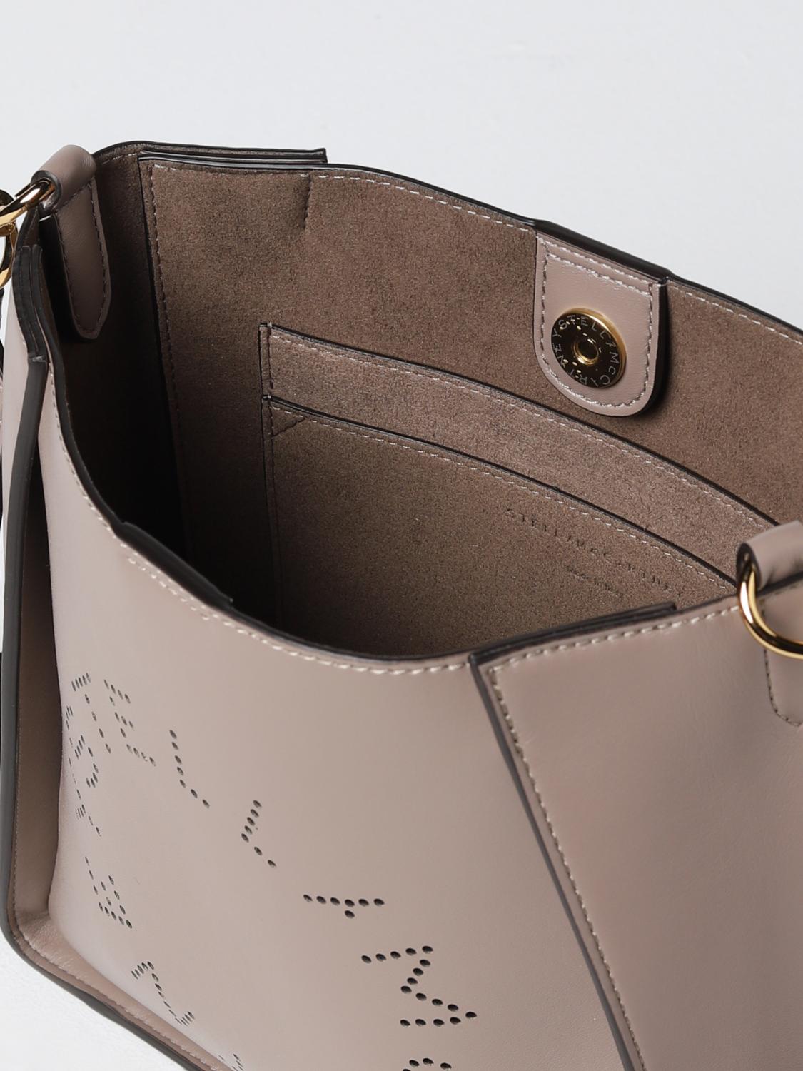 STELLA MCCARTNEY BORSA A SPALLA: Borsa Stella McCartney in pelle sintetica, Marrone - Img 4