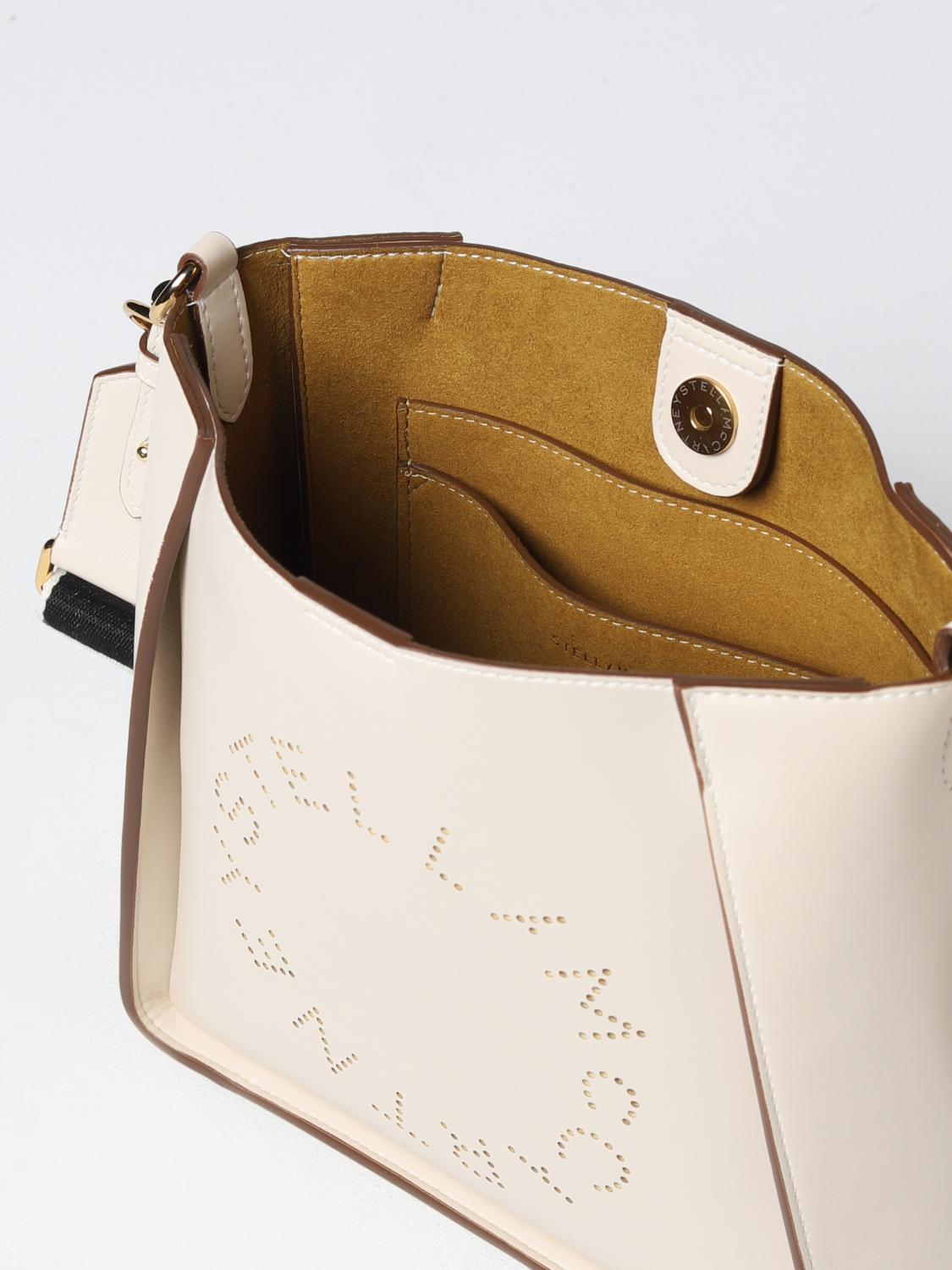 STELLA MCCARTNEY BORSA A SPALLA: Borsa Stella McCartney in pelle sintetica, Naturale - Img 4