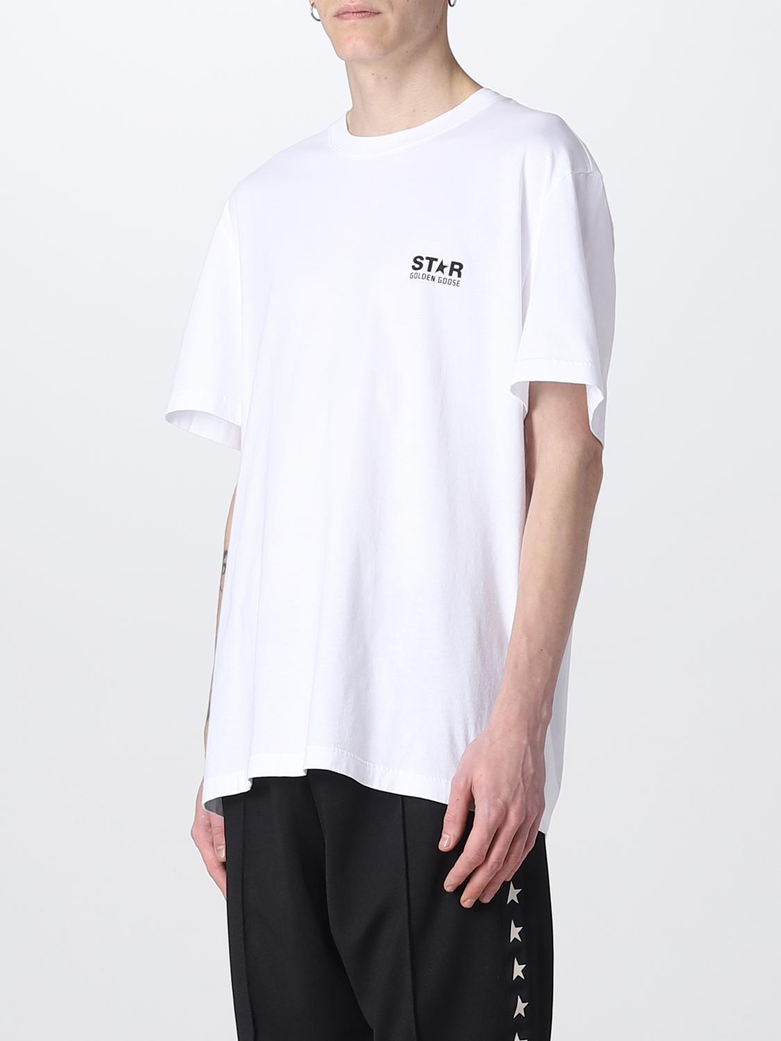 GOLDEN GOOSE ФУТБОЛКА: Футболка Мужское Golden Goose, Белый - Img 4