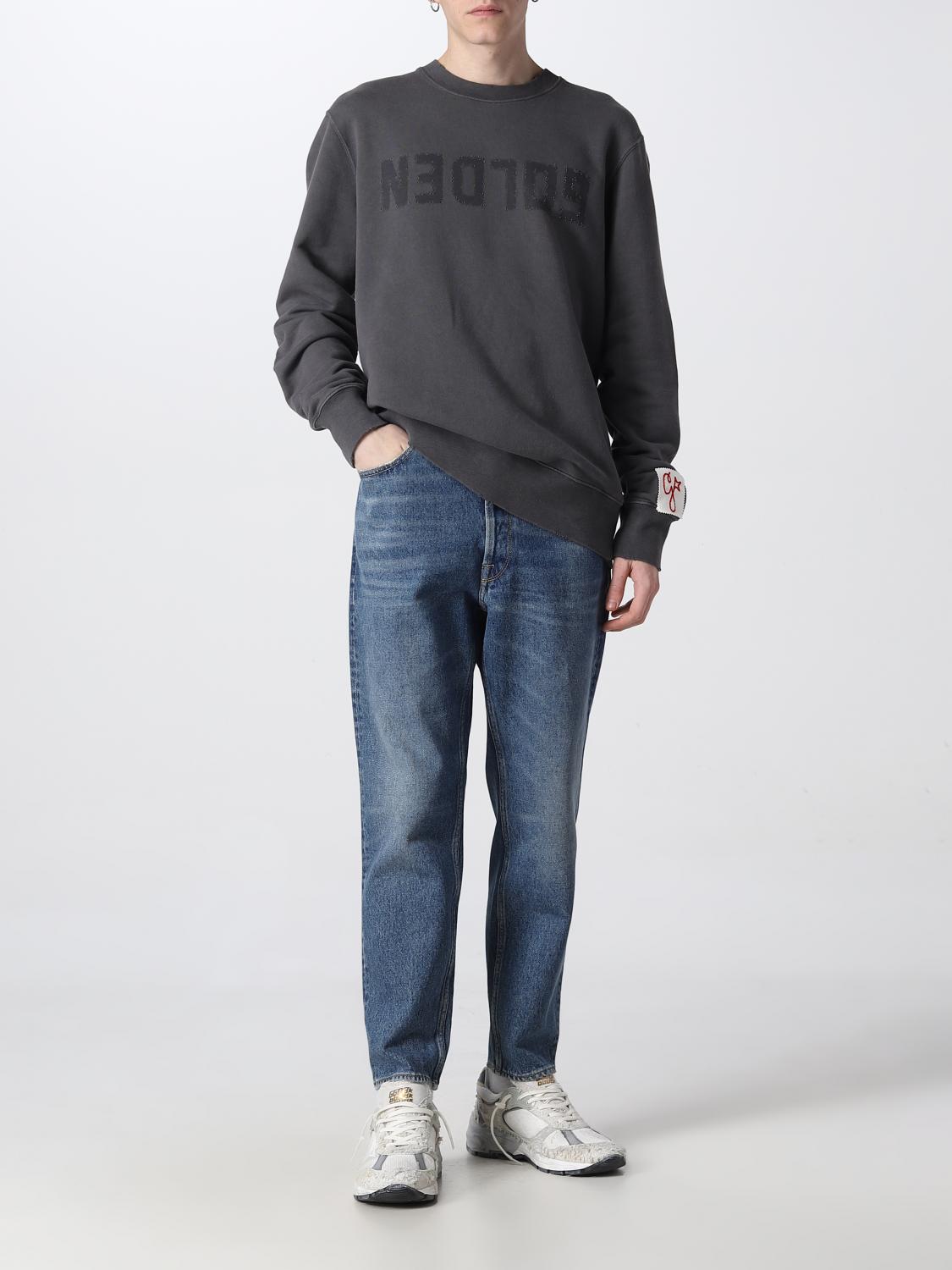 GOLDEN GOOSE SWEATSHIRT: Sweatshirt aus Baumwolle Golden Goose, Grau - Img 2