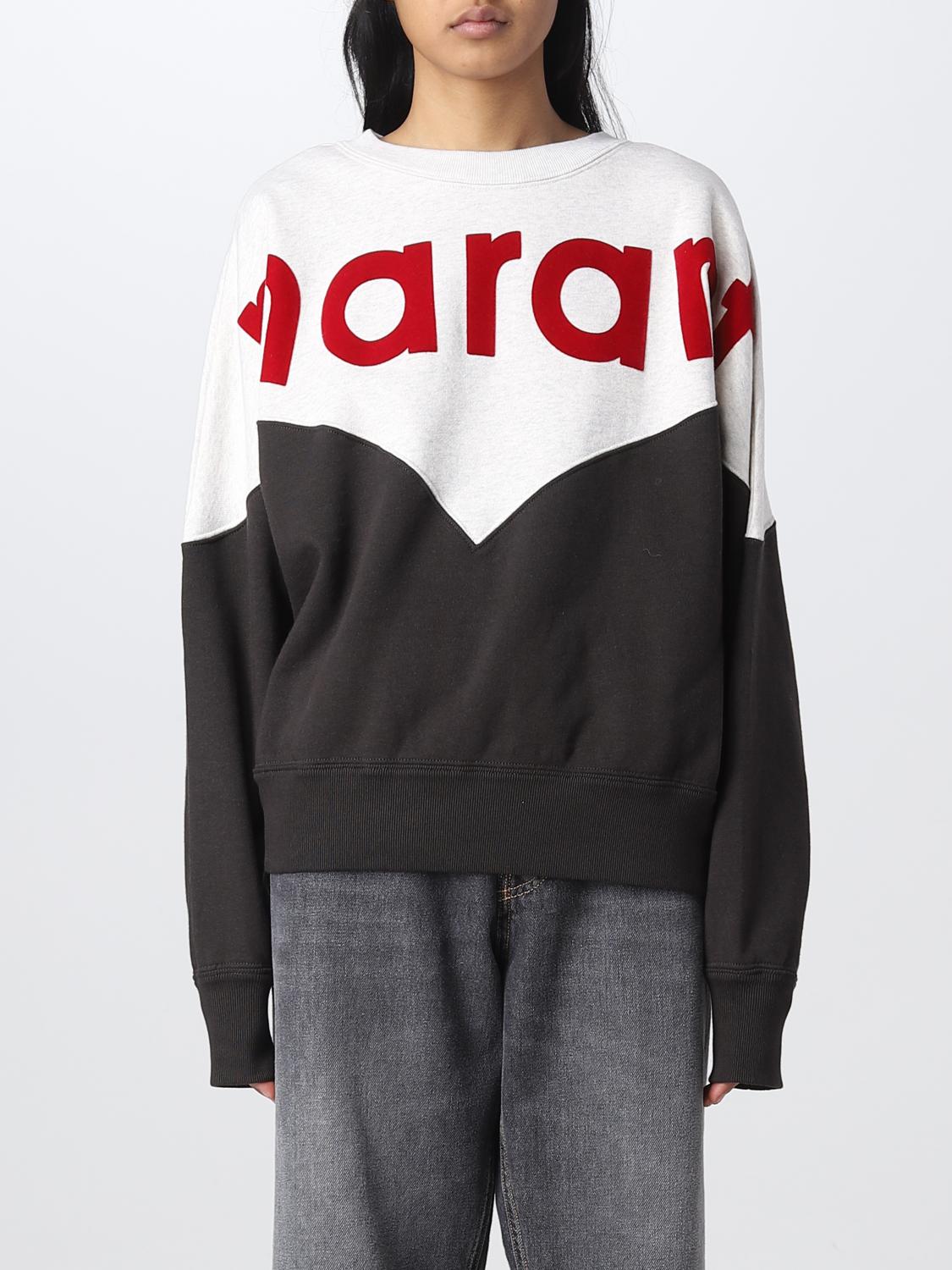 ISABEL MARANT ETOILE SUDADERA: Sudadera bicolor Isabel Marant Étoile, Negro - Img 1