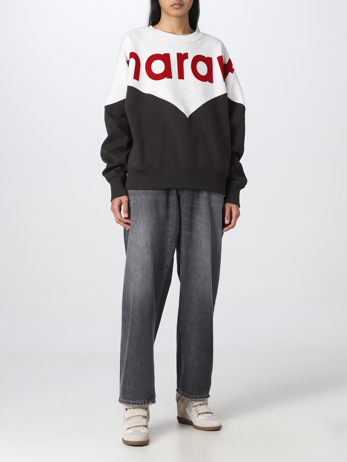 ISABEL MARANT ETOILE SUDADERA: Sudadera bicolor Isabel Marant Étoile, Negro - Img 2