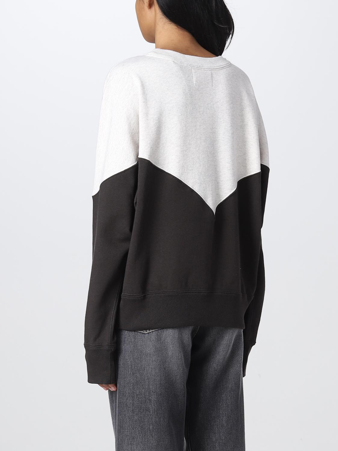 ISABEL MARANT ETOILE SUDADERA: Sudadera bicolor Isabel Marant Étoile, Negro - Img 3
