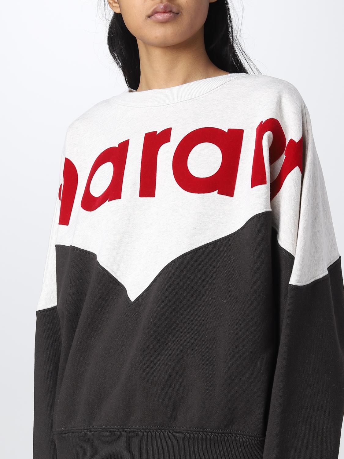 ISABEL MARANT ETOILE SUDADERA: Sudadera bicolor Isabel Marant Étoile, Negro - Img 4