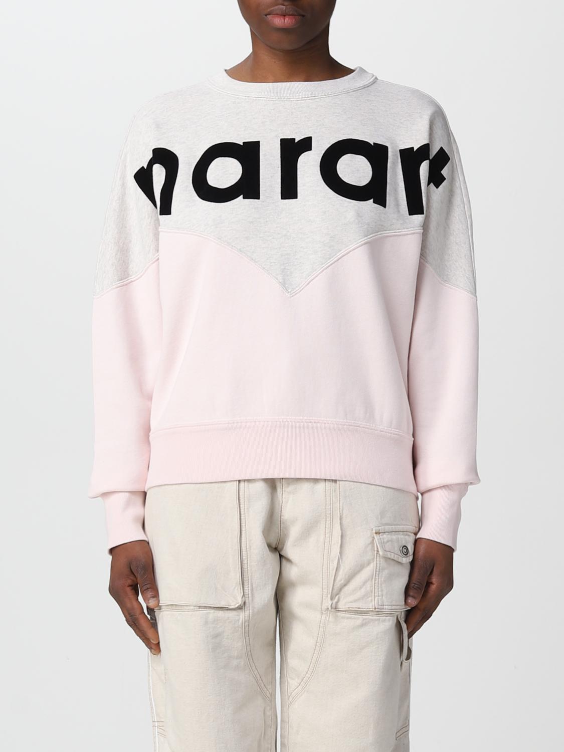 ISABEL MARANT ETOILE SUDADERA: Sudadera bicolor Isabel Marant Étoile, Rosa - Img 1