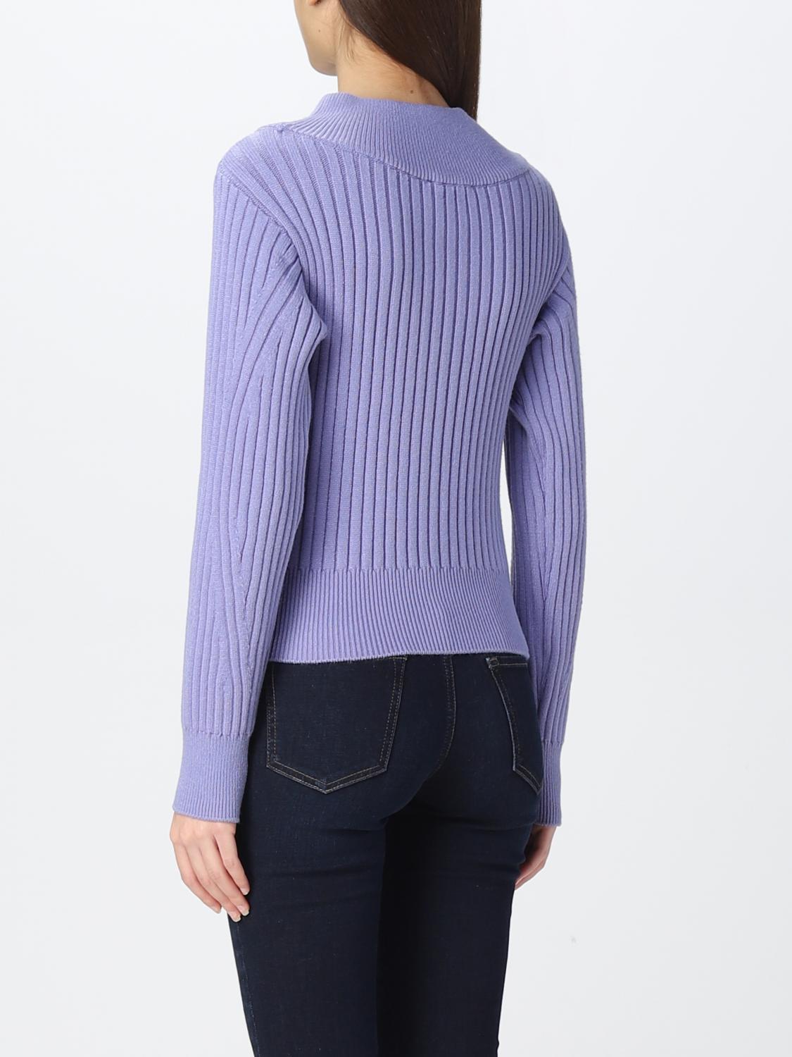 ACTITUDE TWINSET TOP: Top e bluse donna Actitude Twinset, Viola - Img 2