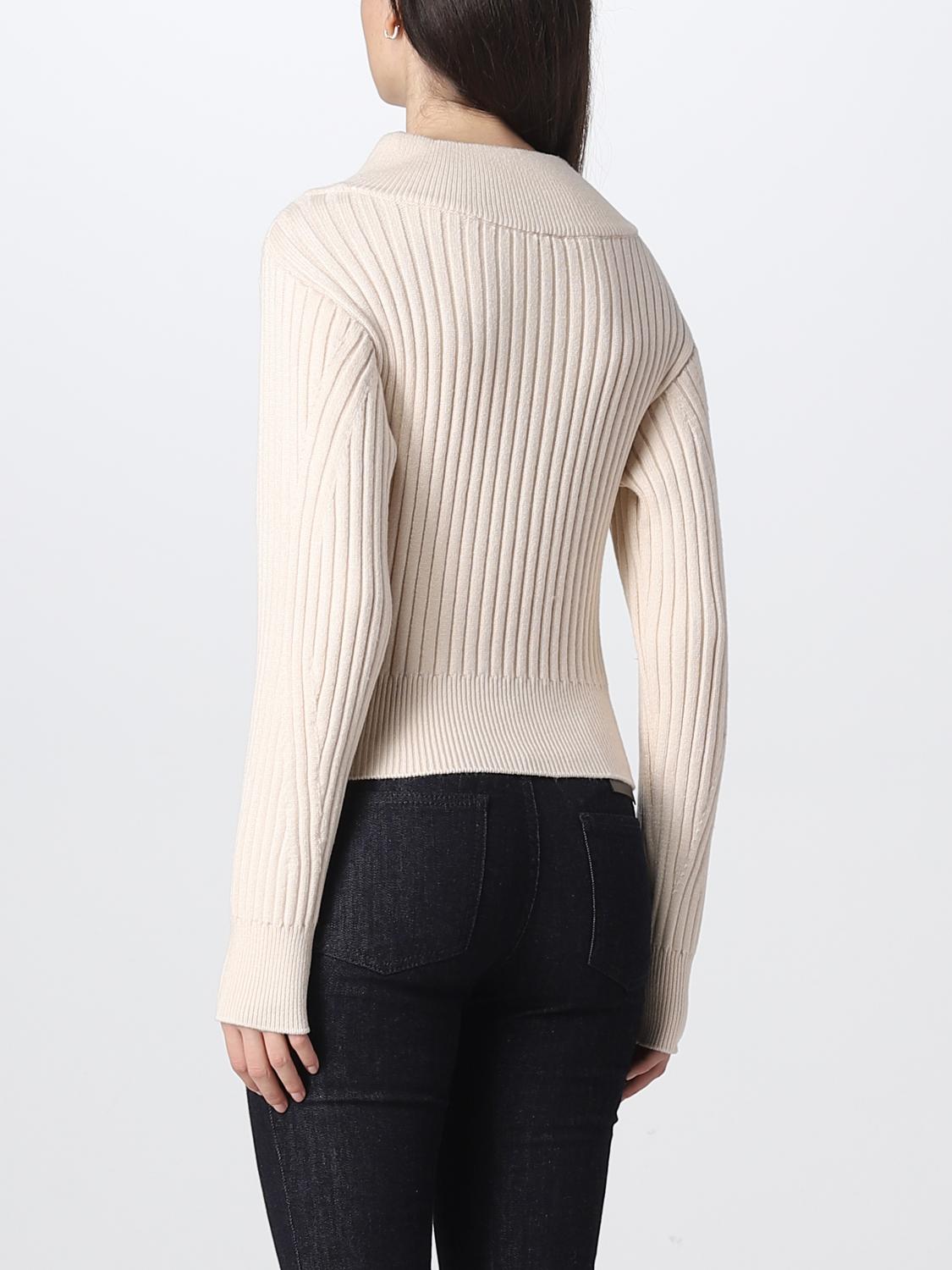 ACTITUDE TWINSET TOP: Top woman Actitude Twinset, Yellow Cream - Img 2