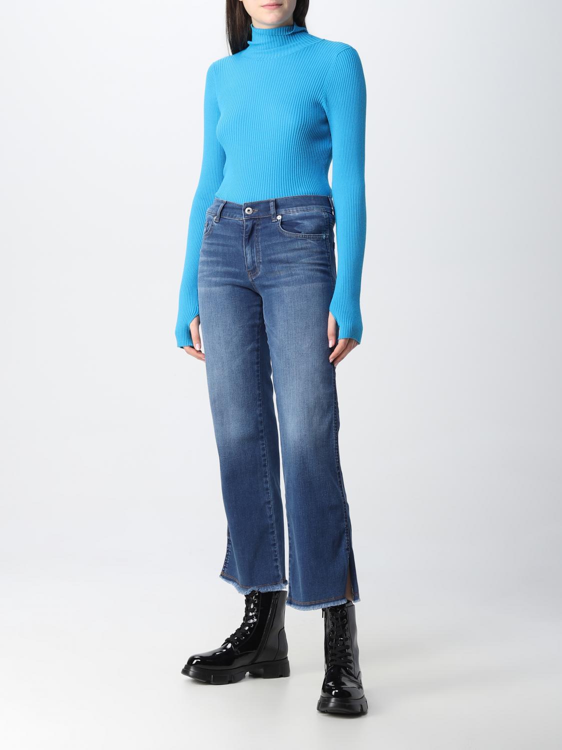 ACTITUDE TWINSET TOP: Top e bluse donna Actitude Twinset, Blue - Img 2