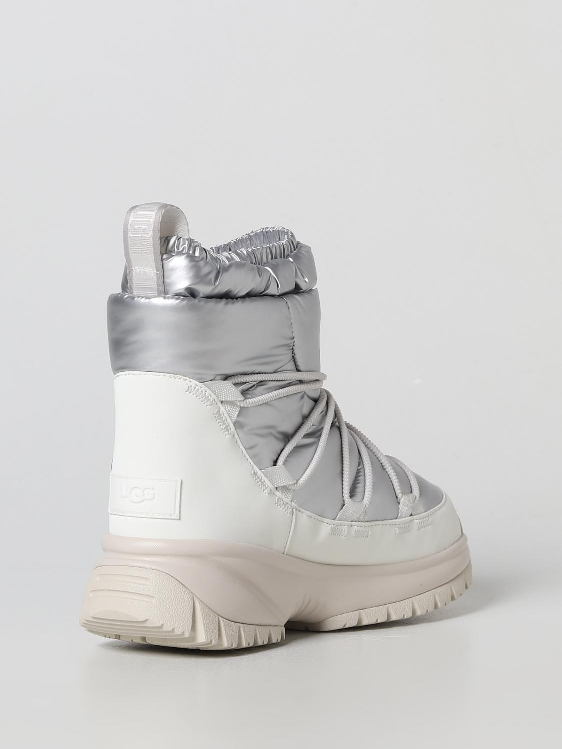 UGG BOTINES PLANOS: Botas mujer UGG, Plata - Img 3