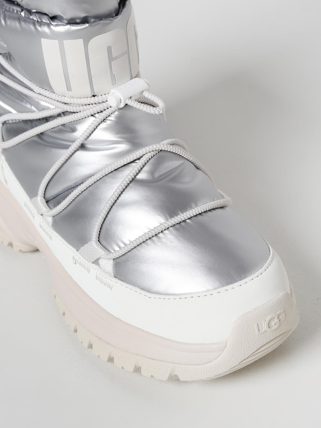 UGG BOTINES PLANOS: Botas mujer UGG, Plata - Img 4