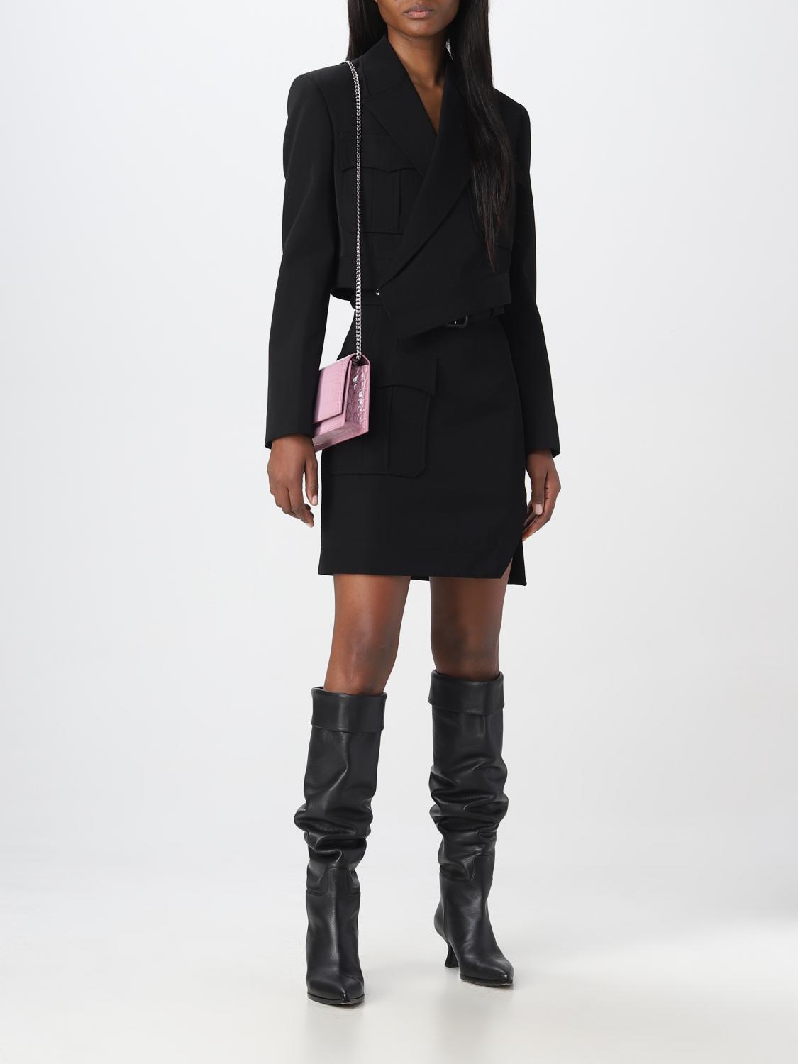 MCQUEEN BORSA MINI: Borsa Skull McQueen in pelle stampa cocco, Rosa - Img 2